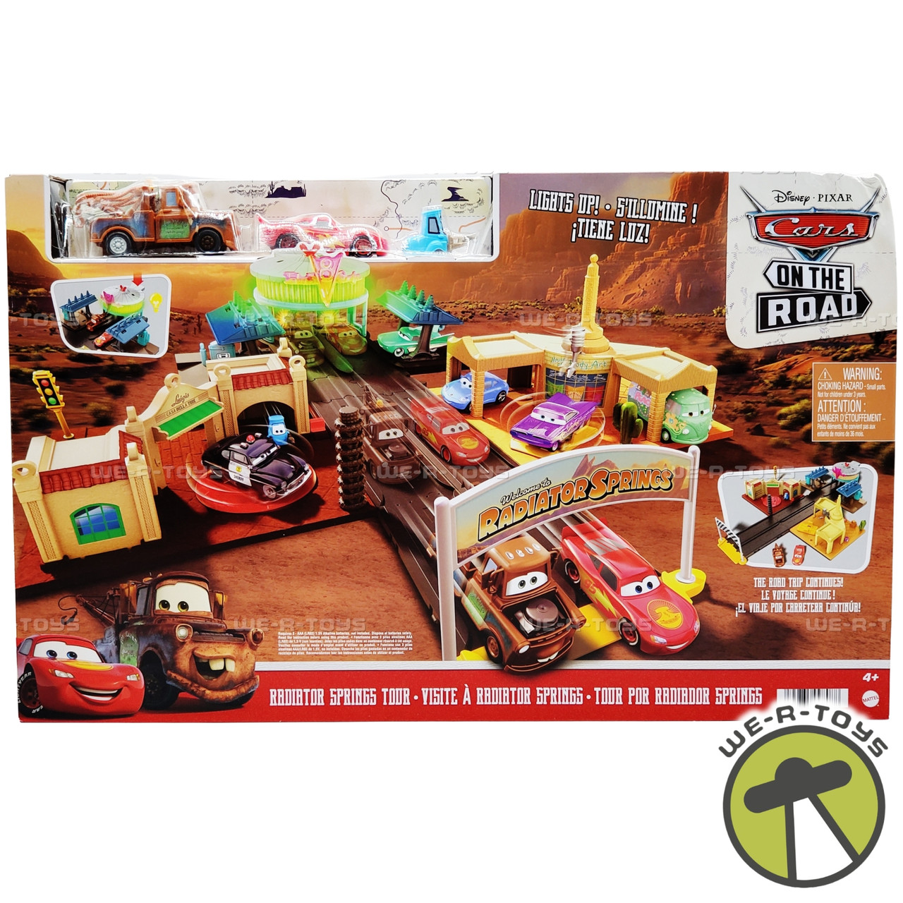 Disney Pixar Cars On The Road Radiator Springs Tour Playset 2021 Mattel  HJY13 - We-R-Toys