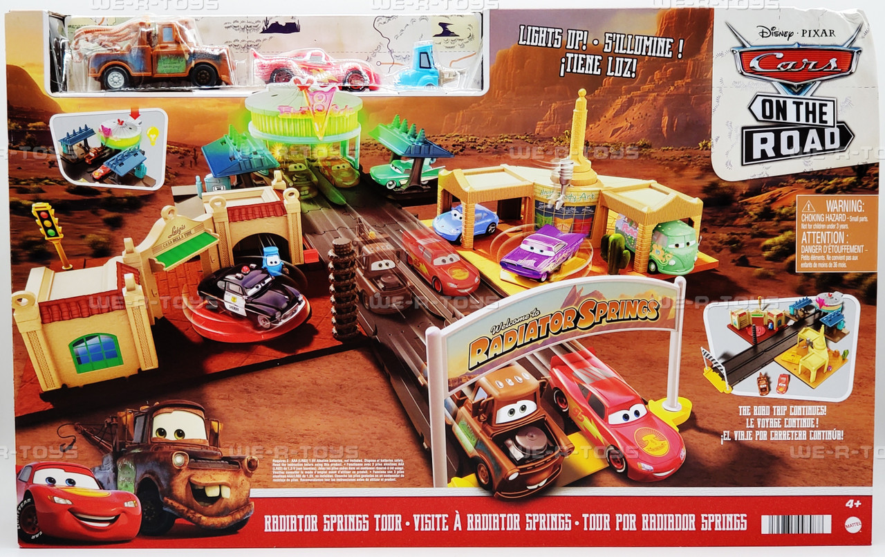 Disney Pixar Cars On The Road Radiator Springs Tour Playset