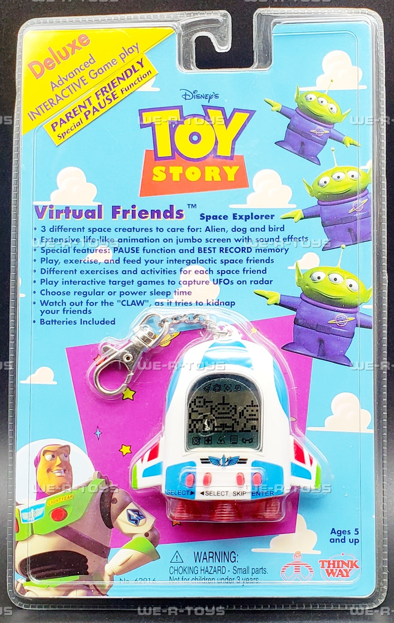 Disney Toy Story Virtual Friends Space Explorer Toy 1997 Thinkway