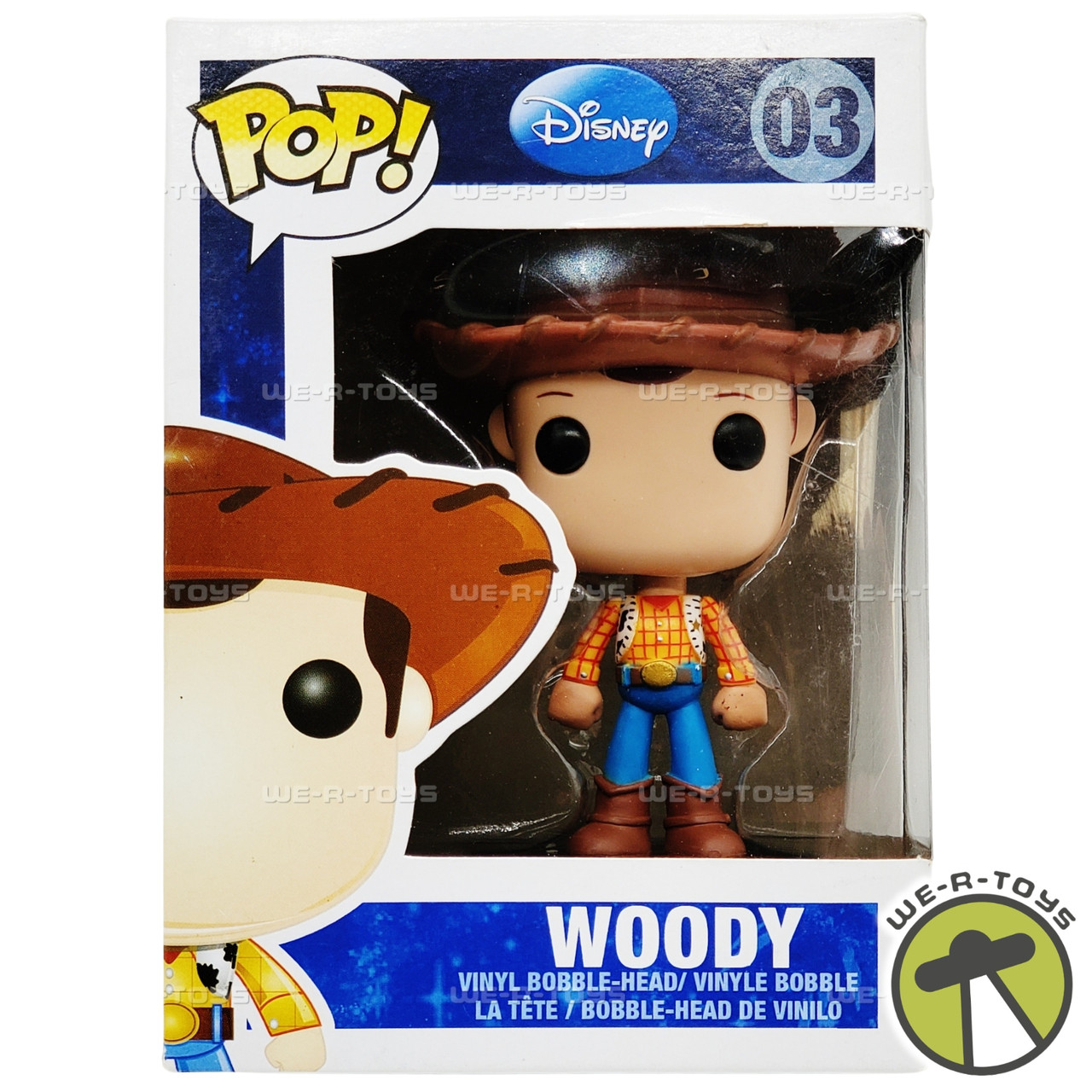 Funko Pop! Disney Pixar's Toy Story 03 Woody Vinyl Bobble-Head