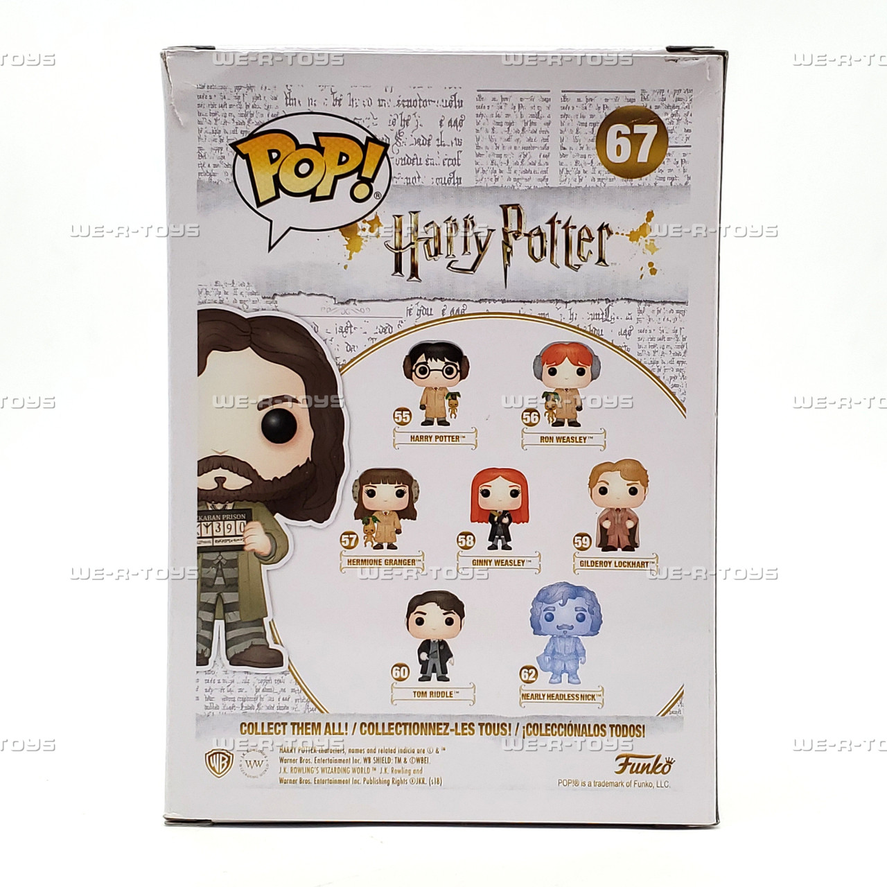 Funko Pop Harry Potter 67 Azkaban Prison Sirius Black Vinyl Figure Funko Pop Harry Potter 67 Azkaban Prison Sirius Black Vinyl Figure