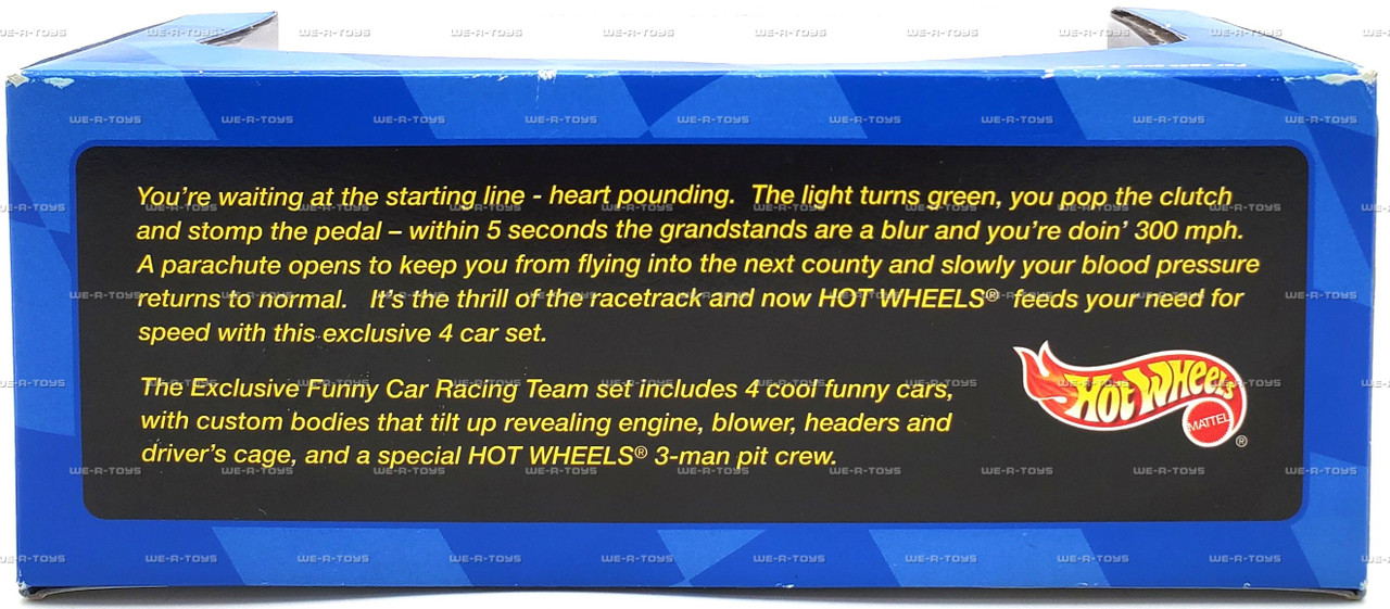 Hot Wheels eXclusive Funny Car Racing Team Set 1997 Mattel 17274