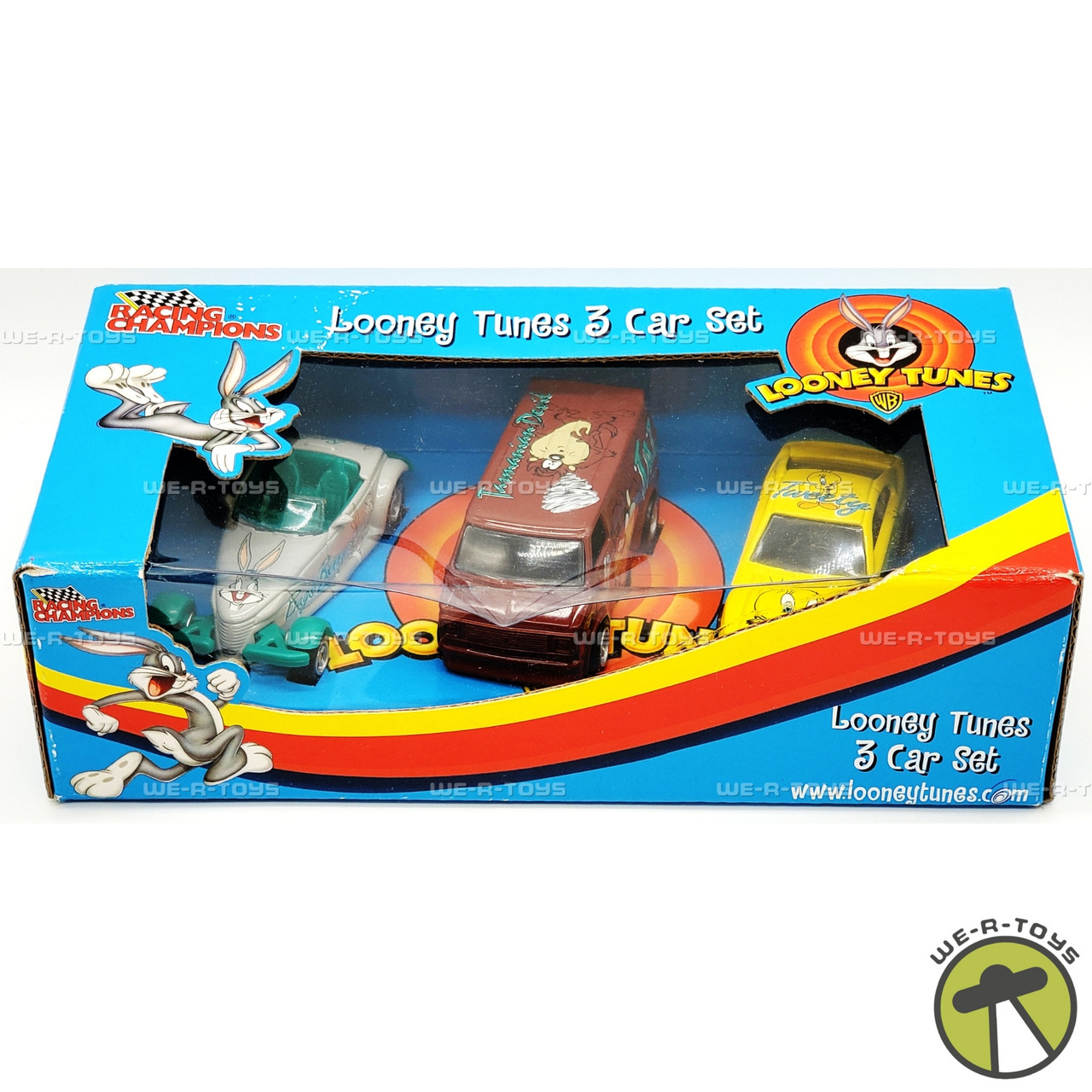 Racing Champions Looney Tunes 3 Car Set Bugs Bunny, Taz, Tweety