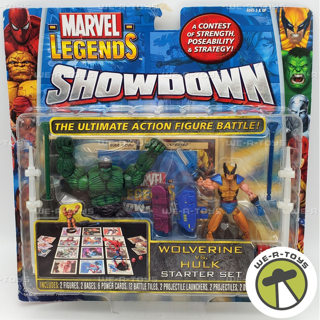 Marvel Legends Showdown Wolverine Vs Hulk Starter Set Toy Biz 