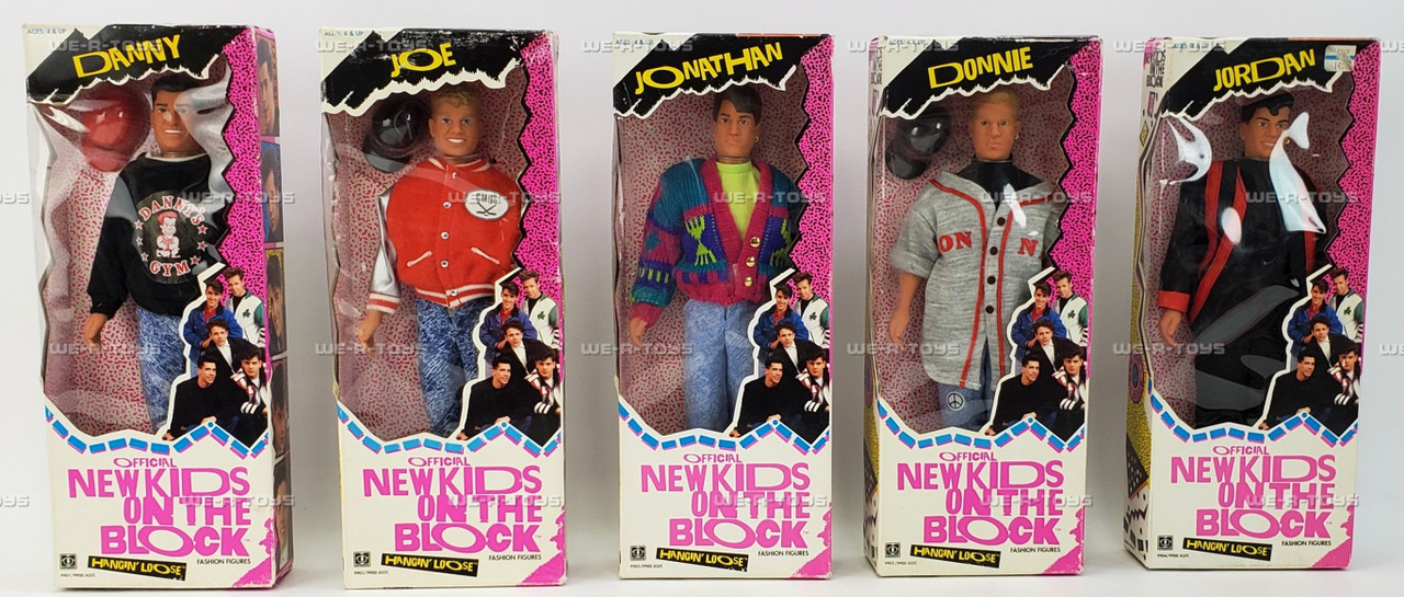 Complete Set of 5 Official New Kids On The Block Hangin