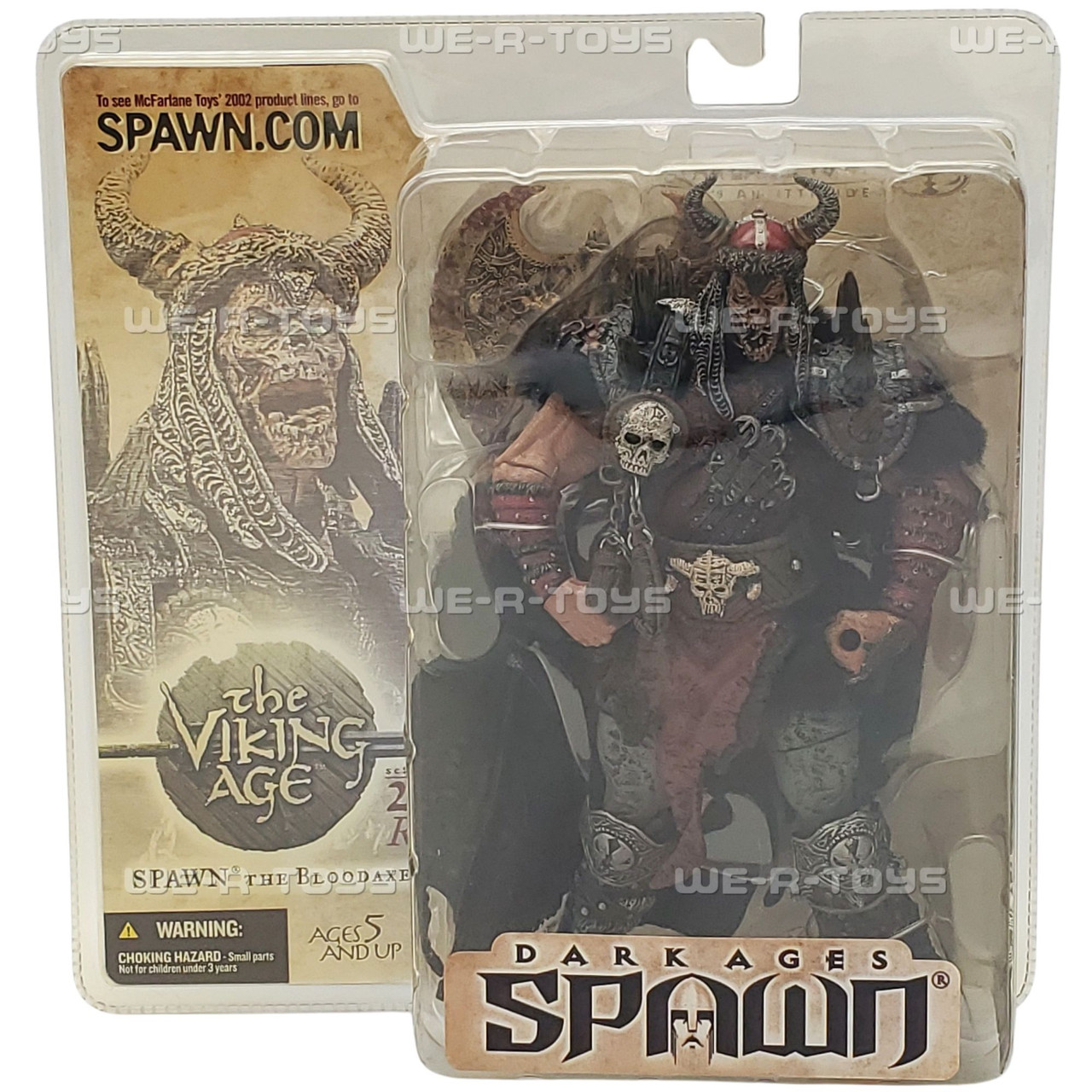 DARK AGES SPAWN 未開封セット Autographed Spawn: Dark Ages Bloodaxe & Horse Set Hits GameStop