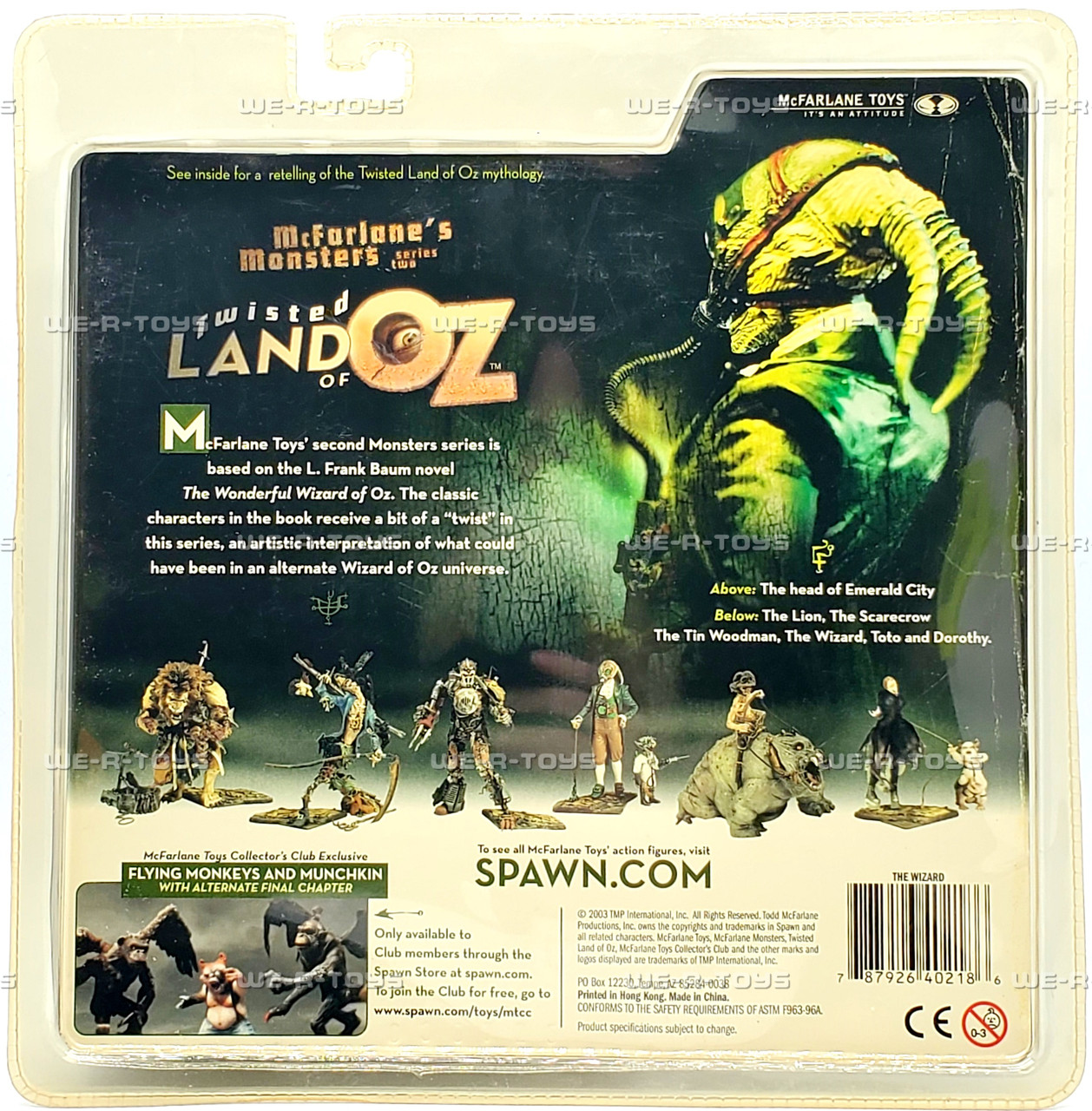 McFarlane's Monsters Twisted Land of Oz Wizard with Scientist