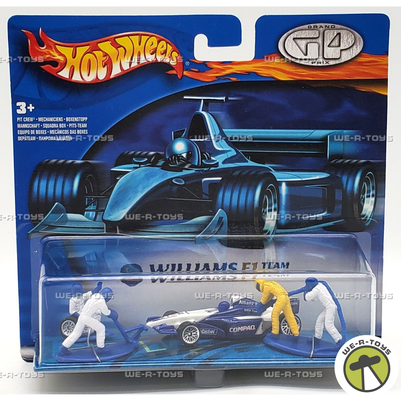 Hot Wheels Grand Prix Williams F1 Team Vehicle & Pit Crew