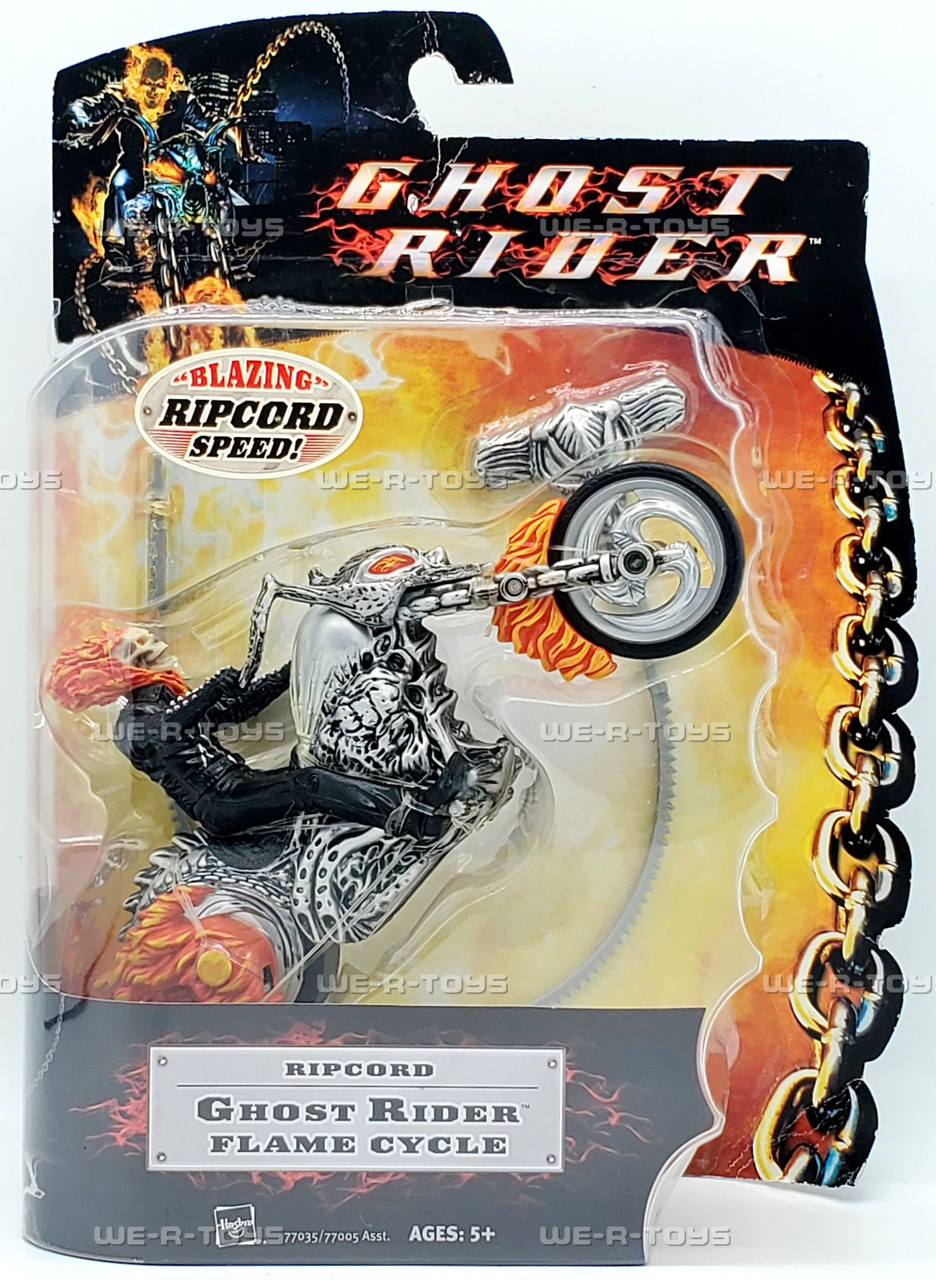 Ripcord Ghost Rider Flame Cycle Figure and Motorcycle 2006 Hasbro