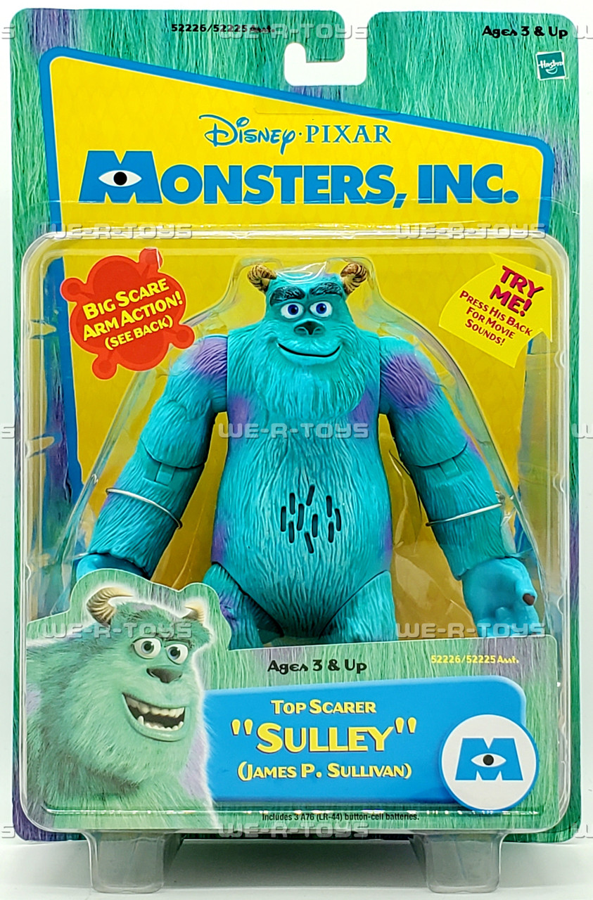 Disney Pixar Monsters, Inc. Top Scarer Sulley 2001 Hasbro 52226