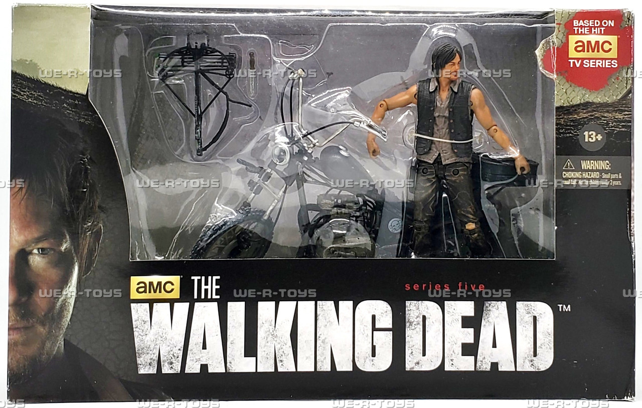 WALKING DEAD フィギュア ダリル・ディクソン with チョッパー The Walking Dead Daryl Dixon Figure with Chopper Deluxe Box Set