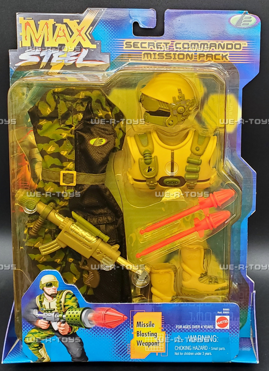 Max Steel Secret Commando Mission Pack Accessory Set 1999
