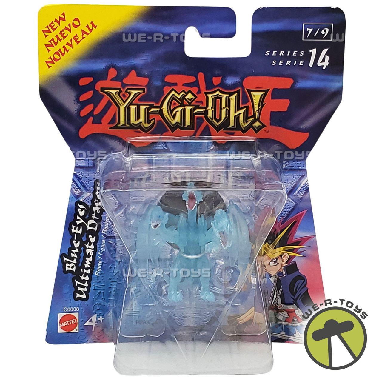 Yu-Gi-Oh! Blue Eyes Ultimate Dragon Figure W/ Holo-Tile