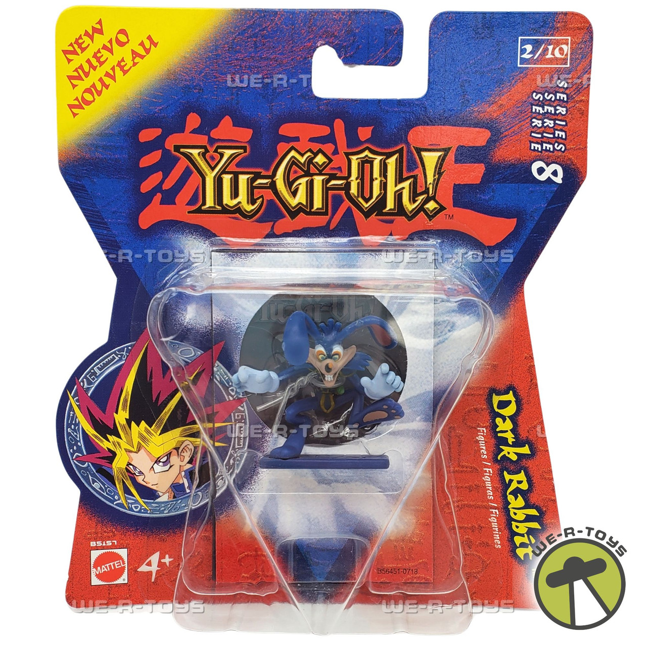 Yu-Gi-Oh! Dark Rabbit Figure With Holo-Tile 2/10 Series 8 Mattel