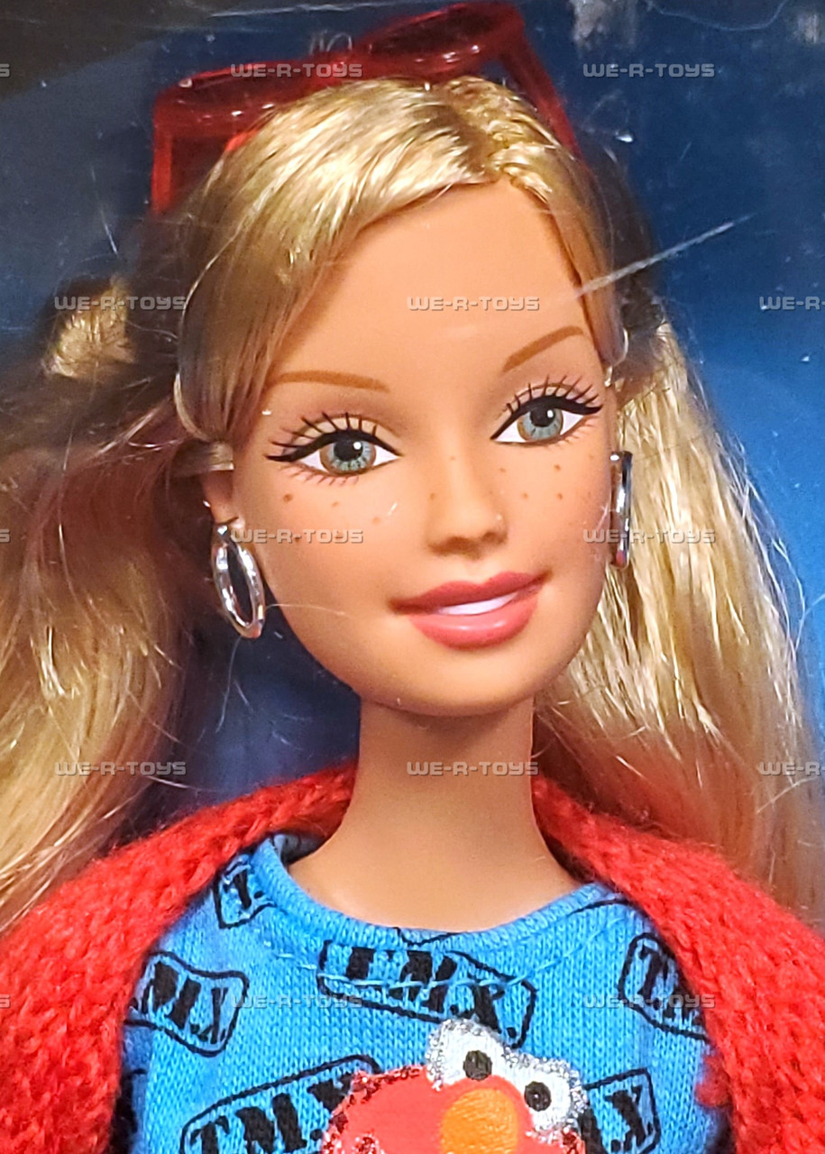 Barbie Loves Elmo Doll TMX Sesame Street 2006 Mattel K5499 NRFB