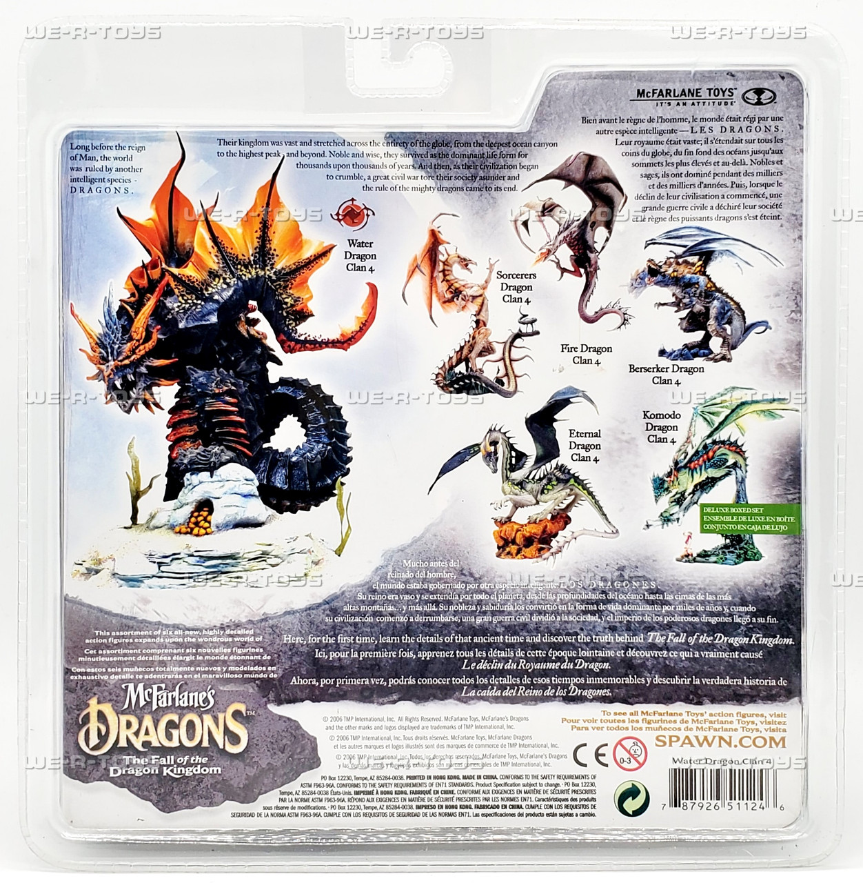 McFarlane's Dragons The Fall of the Dragon Kingdom Water Dragon