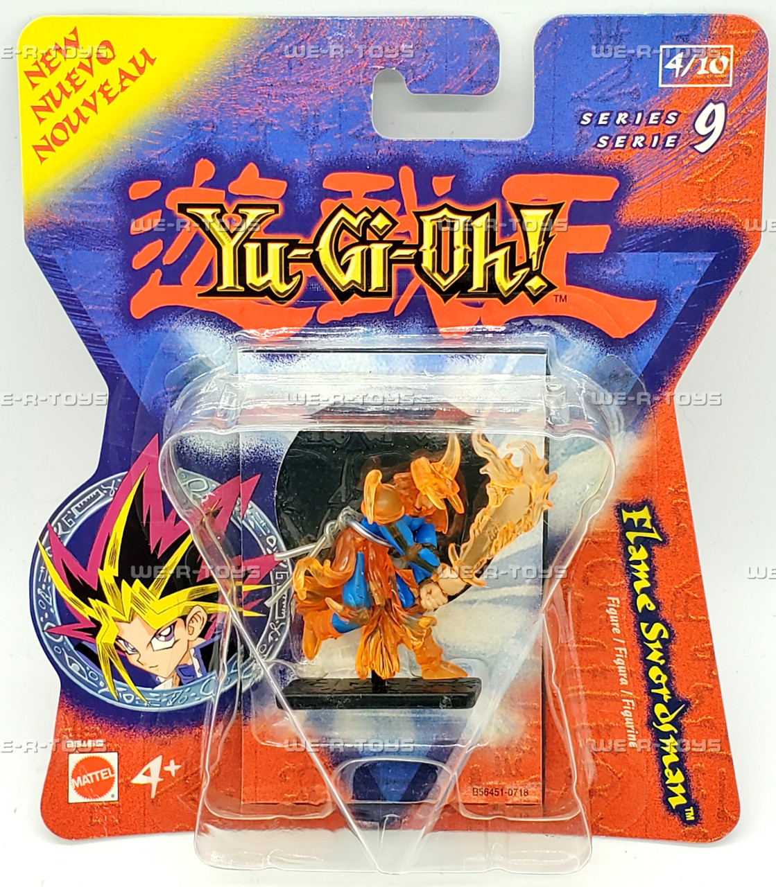 Yu-Gi-Oh! Flame Swordsman Series 9 Action Figure 2003 Mattel B5169