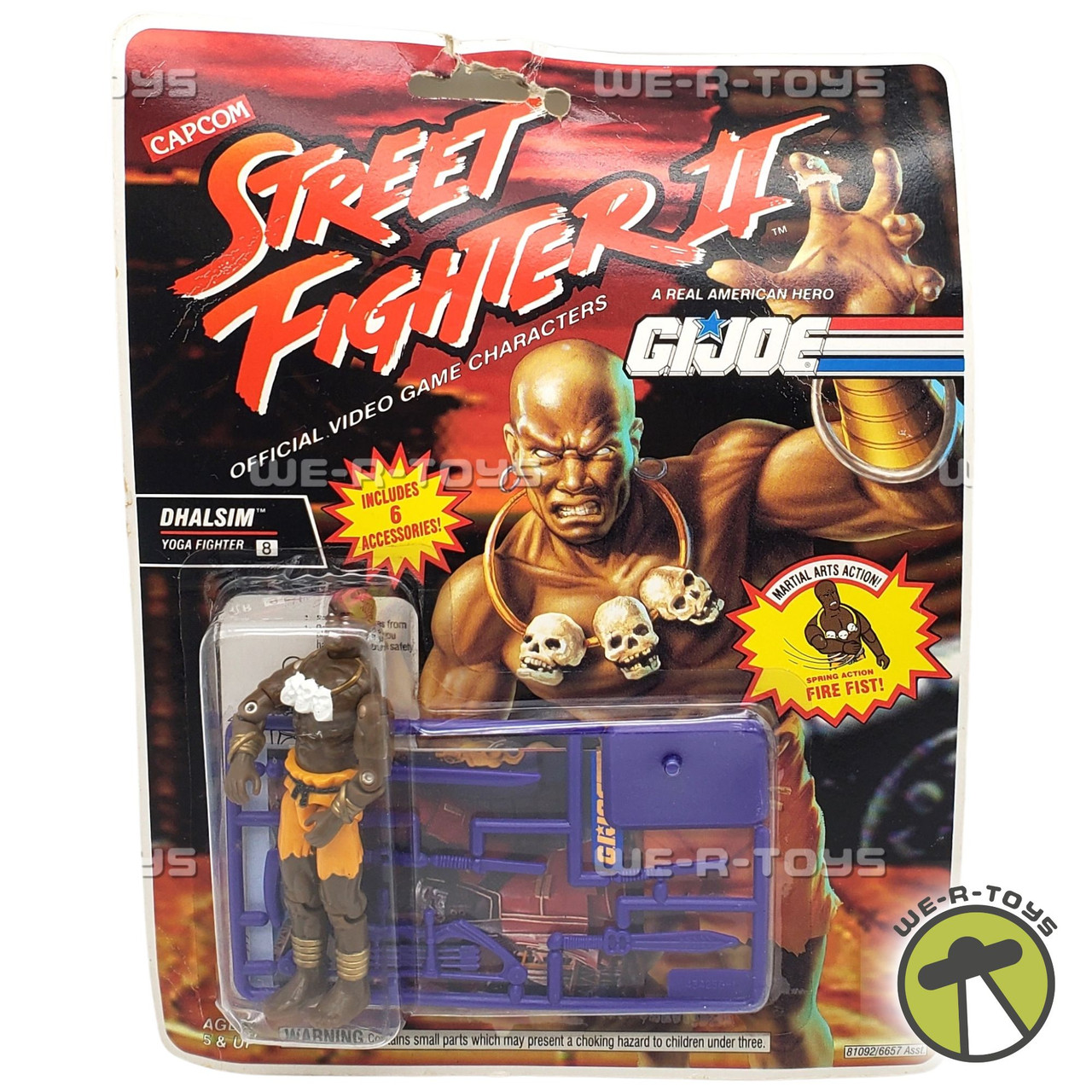 GI Joe Street Fighter 2 Dhalsim Yoga Fighter Action Figure Hasbro