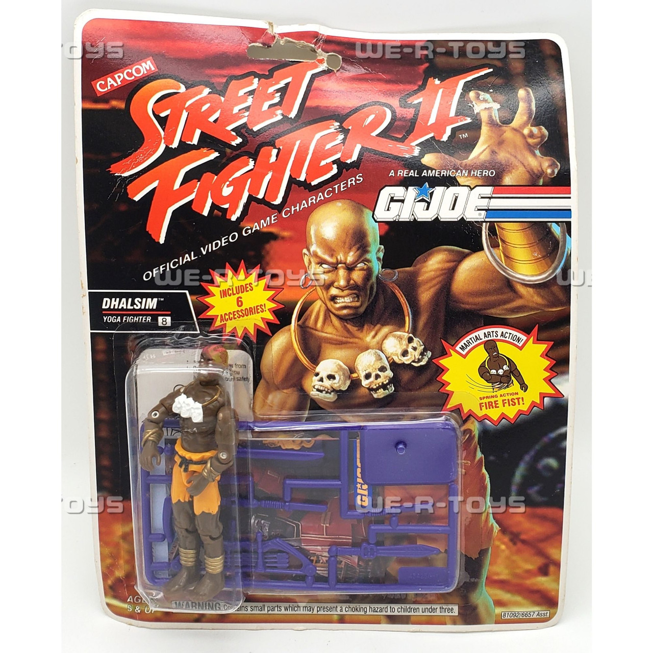 GI Joe Street Fighter 2 Dhalsim Yoga Fighter Action Figure Hasbro