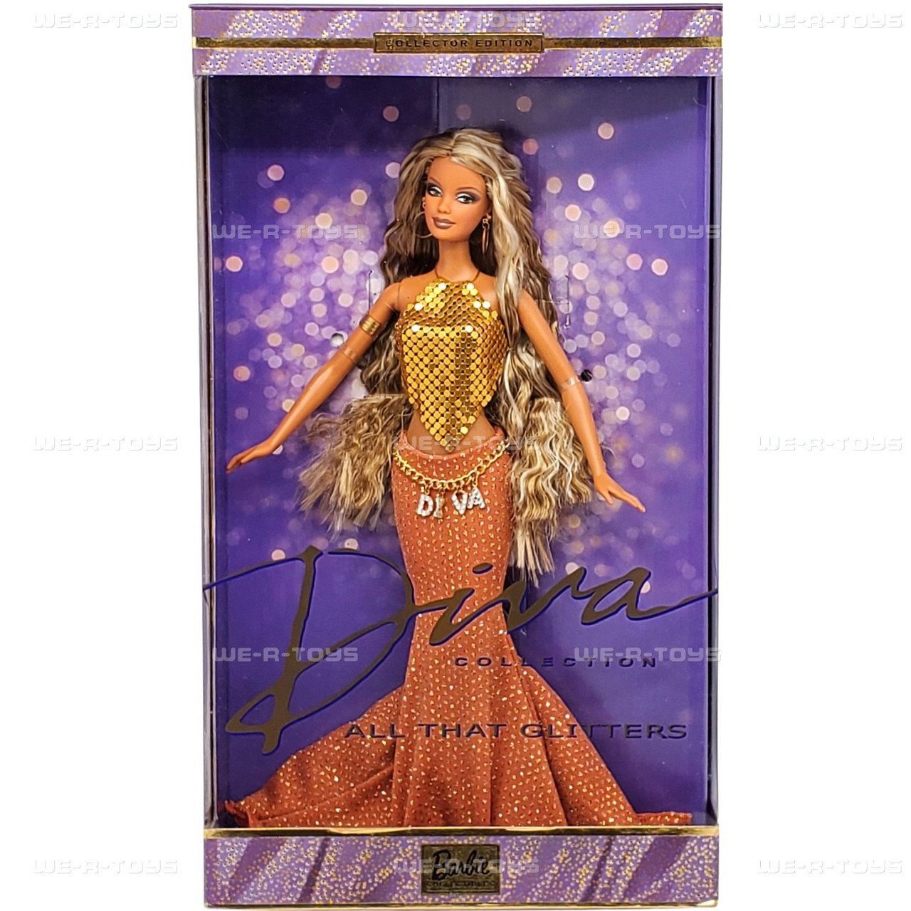 All That Glitters Barbie Doll The Diva Collection 2002 Mattel No