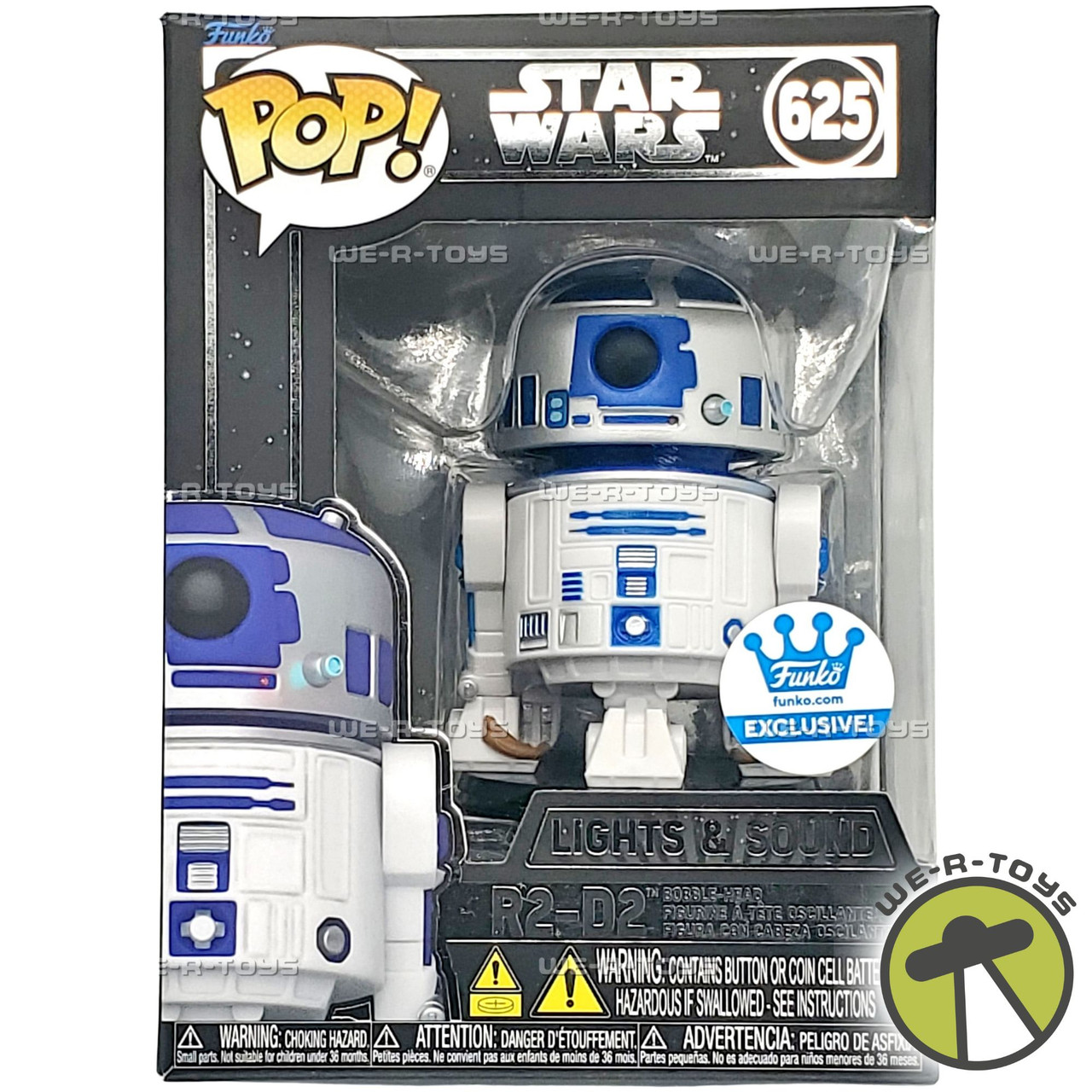 Funko POP Star Wars R2-D2 with Lights Sounds 625 Vinyl Figure We