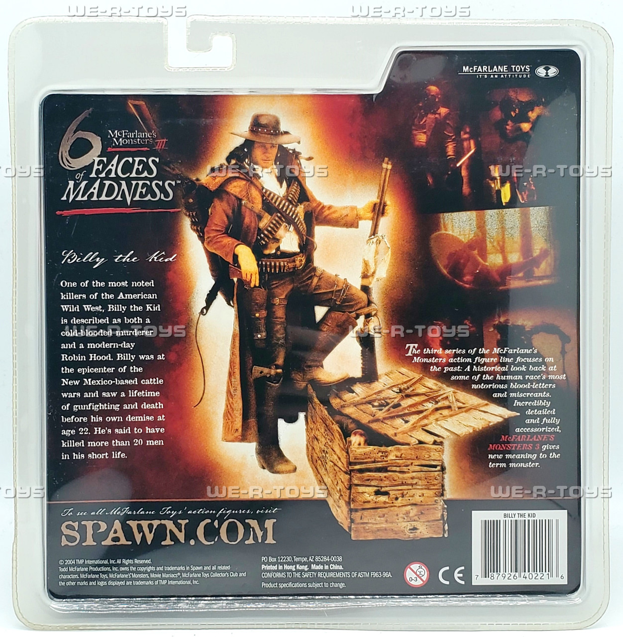 McFarlane Monsters III 6 Faces of Madness Billy The Kid Figure