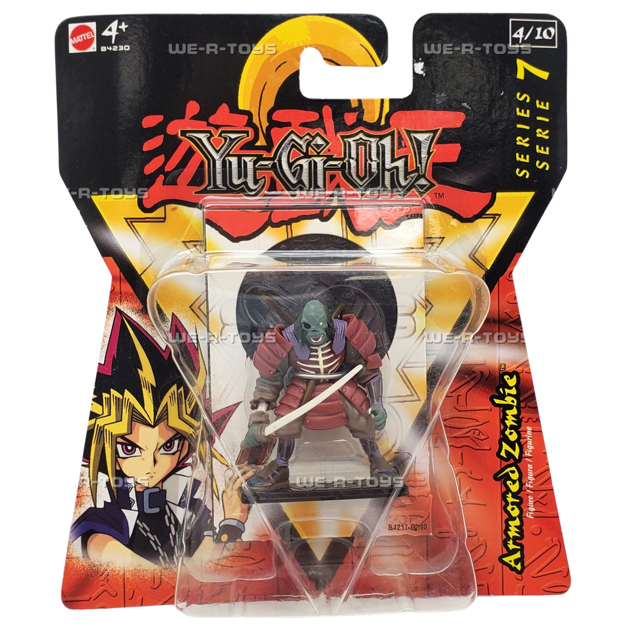 Yu-Gi-Oh! Armored Zombie Figure With Holo-Tile 4/10 Series 7
