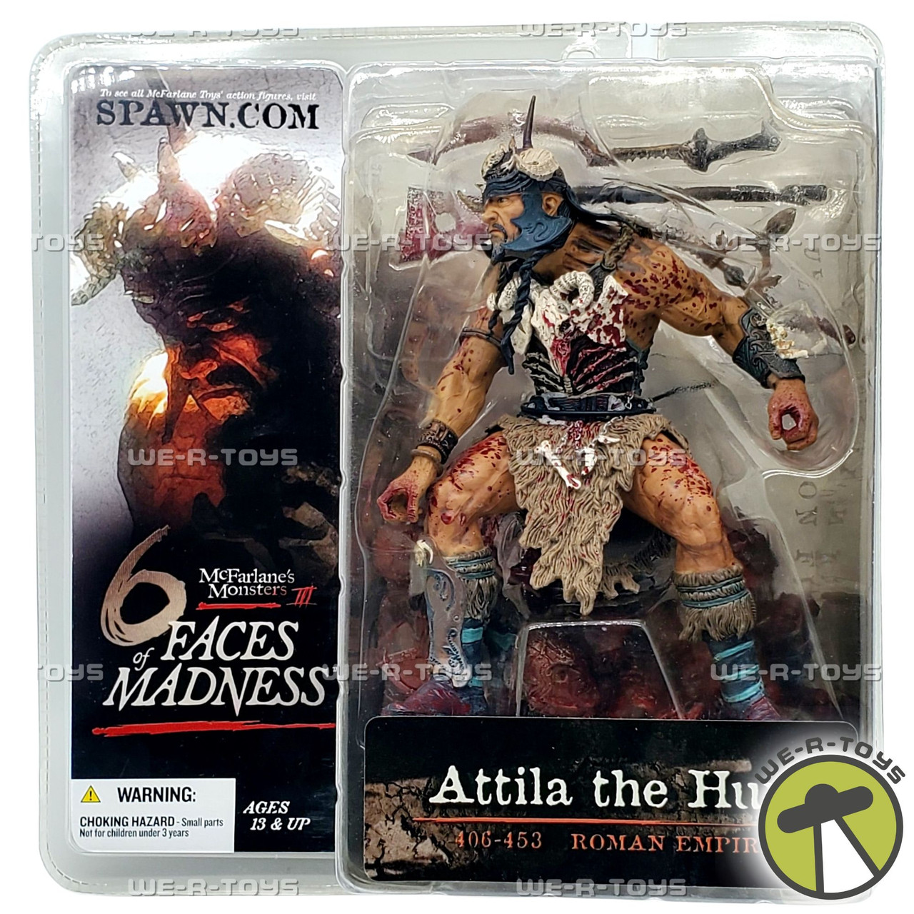 McFarlanes Monsters III 6 Faces of Madness Attila The Hun Figure