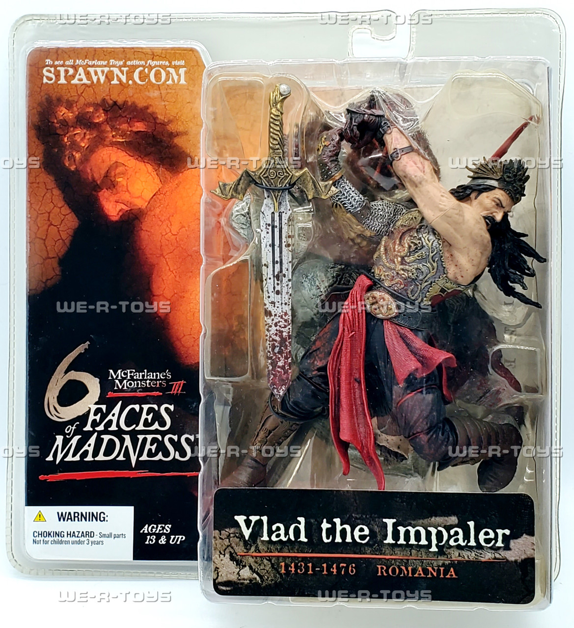 McFarlane Monsters III 6 Faces of Madness Vlad The Impaler Figure