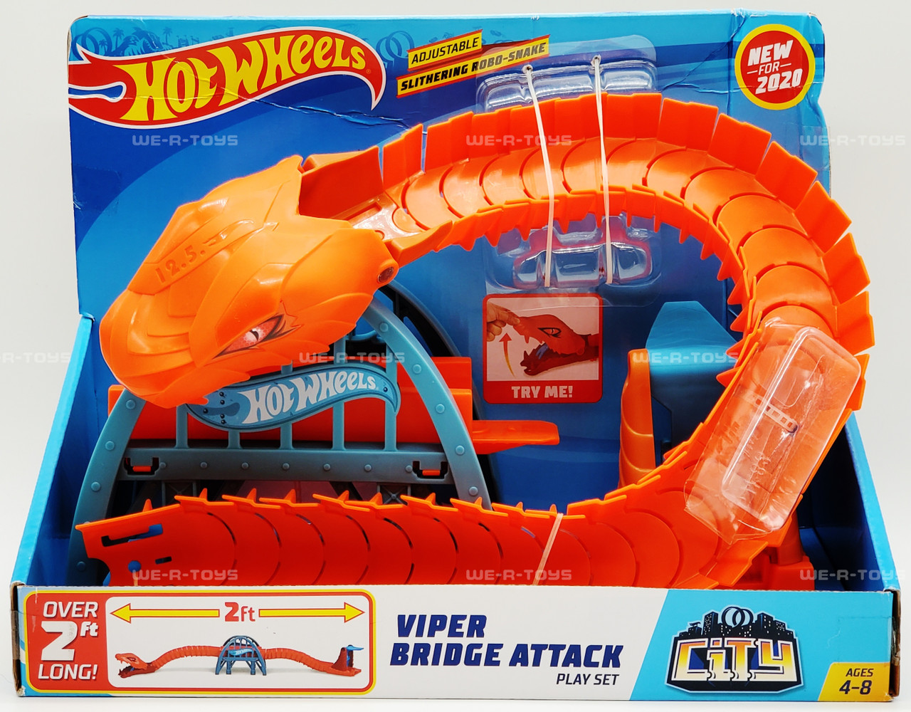 Hot Wheels Viper Bridge Attack Play Set 2019 Mattel No. GJK88 - We
