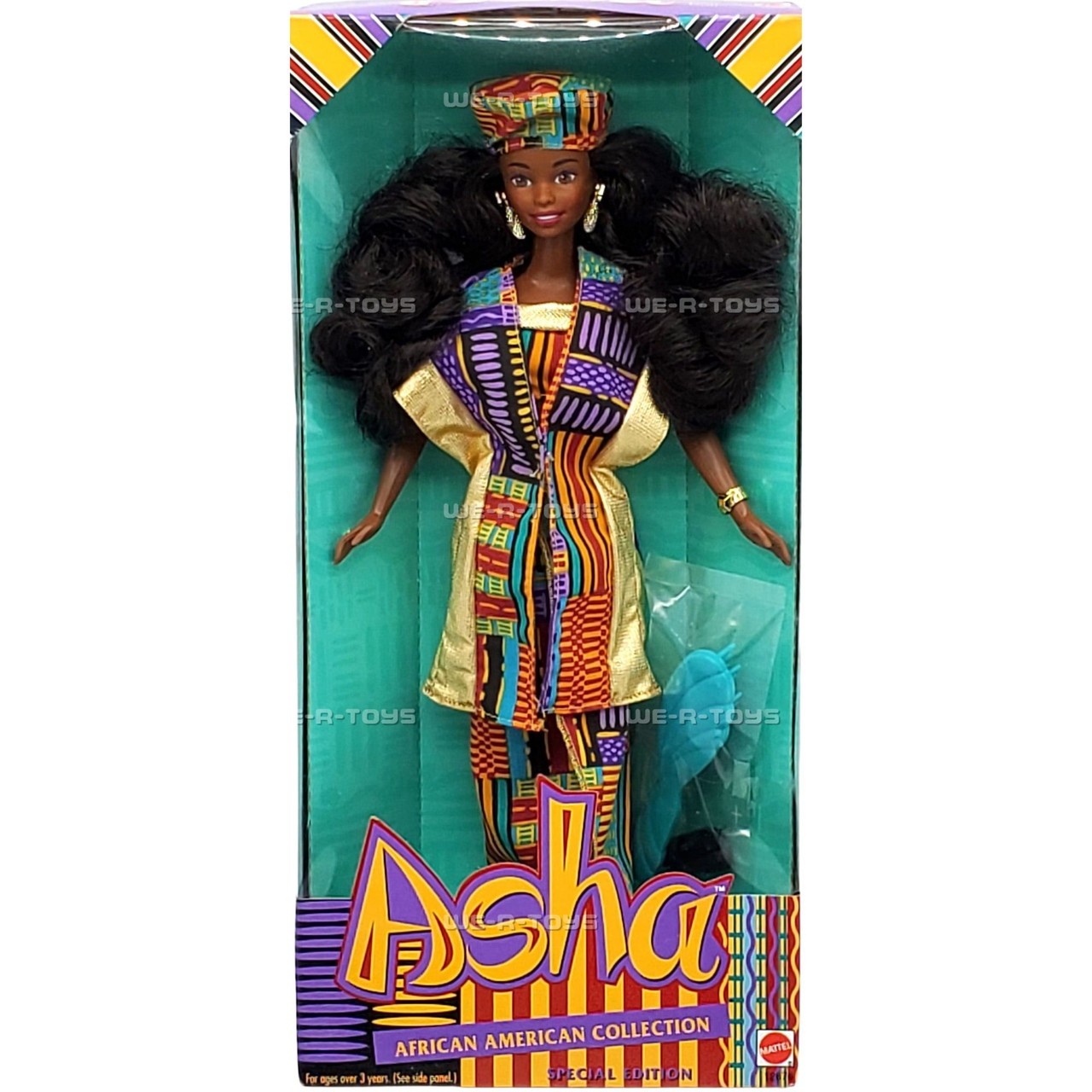 Asha African American Collection Special Edition Doll 1994 Mattel
