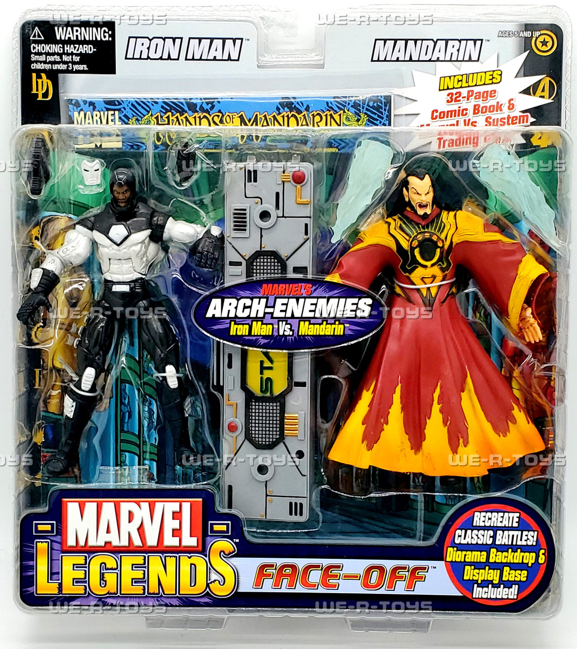 Marvel Legends Face Off Iron Man vs. Mandarin Action Figures 2006