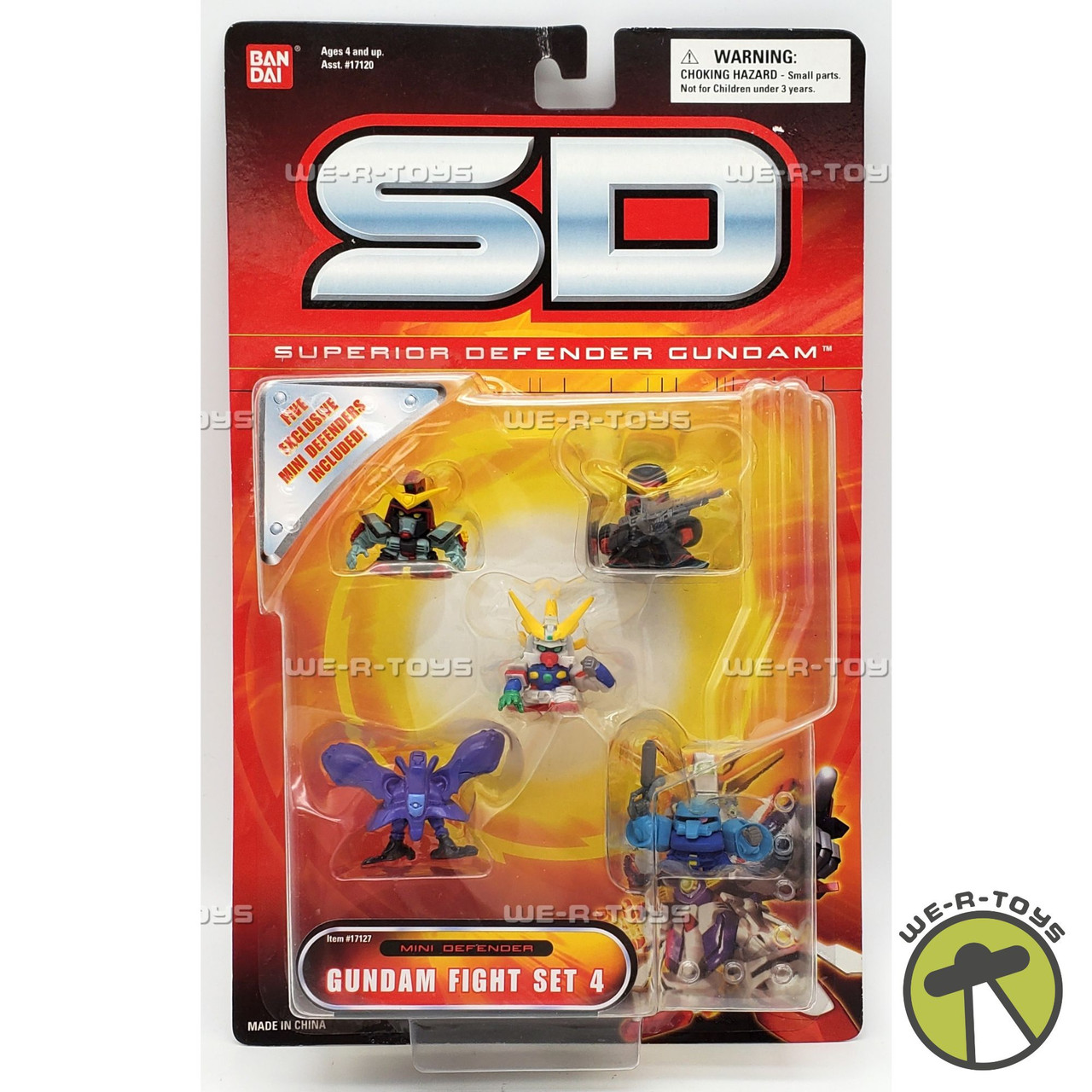 SD Superior Defender Gundam Mini Defender Fight Set 4 Bandai 