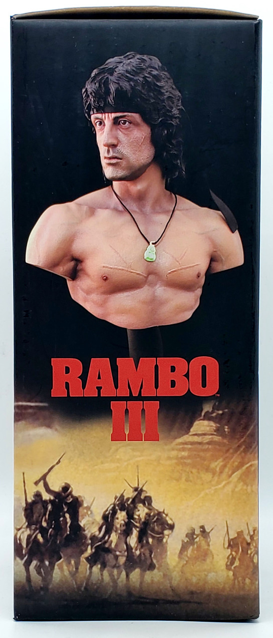 Rambo III John J Rambo Bust Figure 2008 Hot Toys 171616 - We-R-Toys