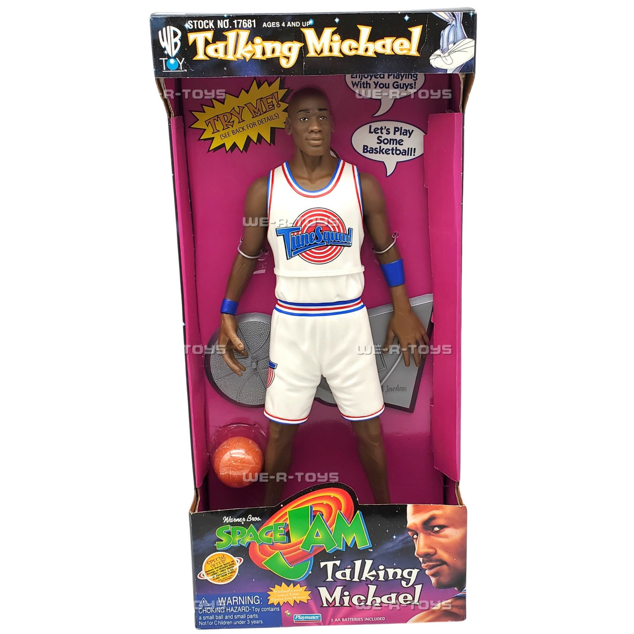 Space Jam Talking Michael Action Figure #17681 Warner Bros Toys