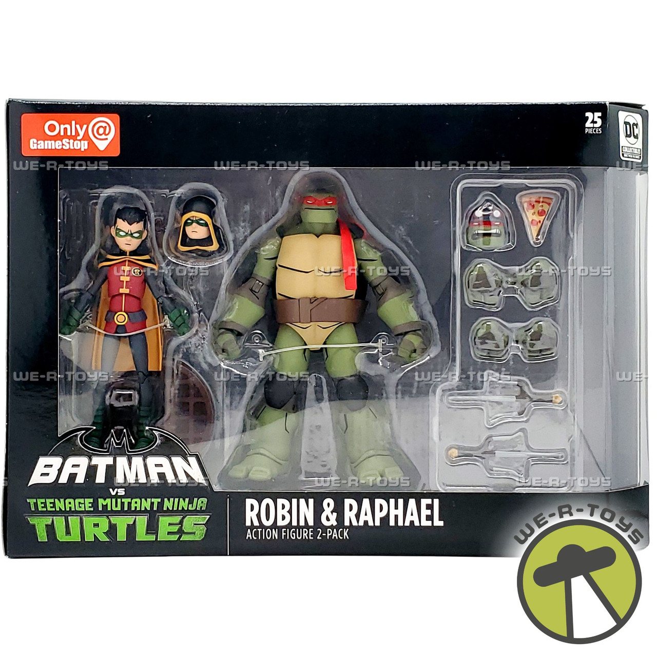 DC Collectibles Batman vs TMNT Robin and Raphael Action Figures