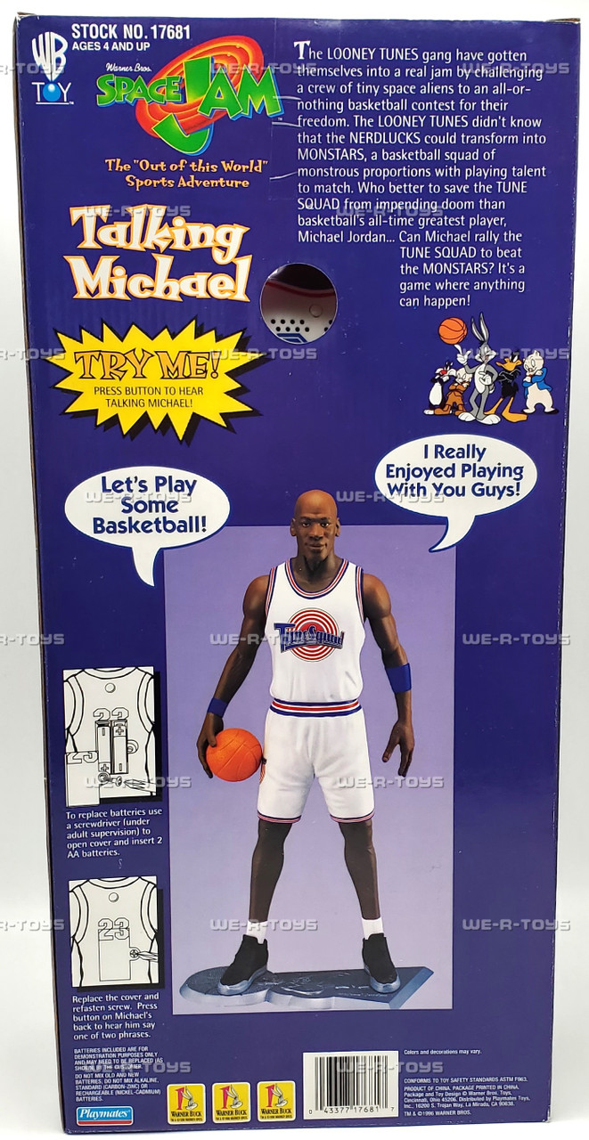 Space Jam Talking Michael フィギュア Space Jam Talking Michael Action Figure 1996 Warner Bros