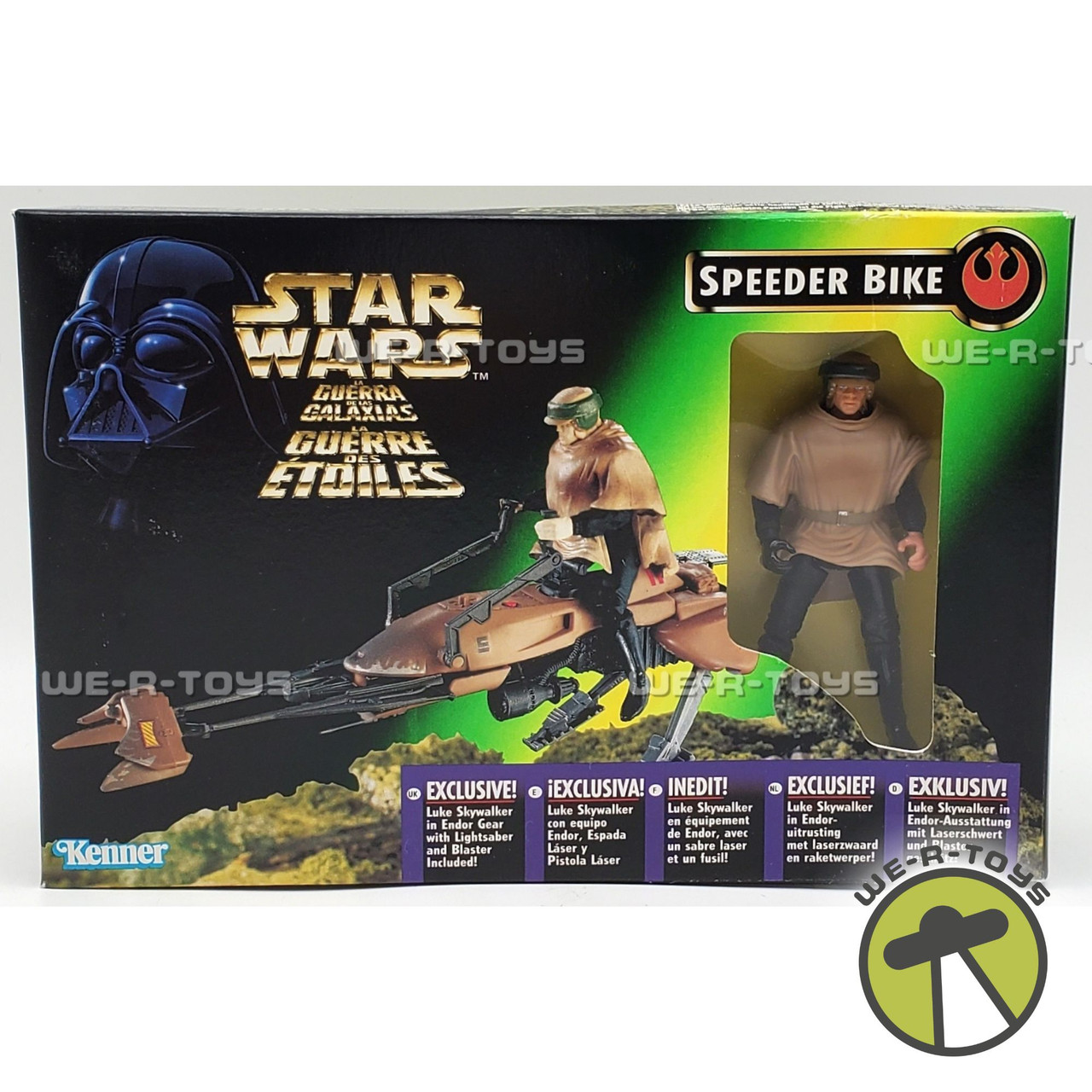 Star Wars Speeder Bike W/ Luke Skywalker in Endor Gear