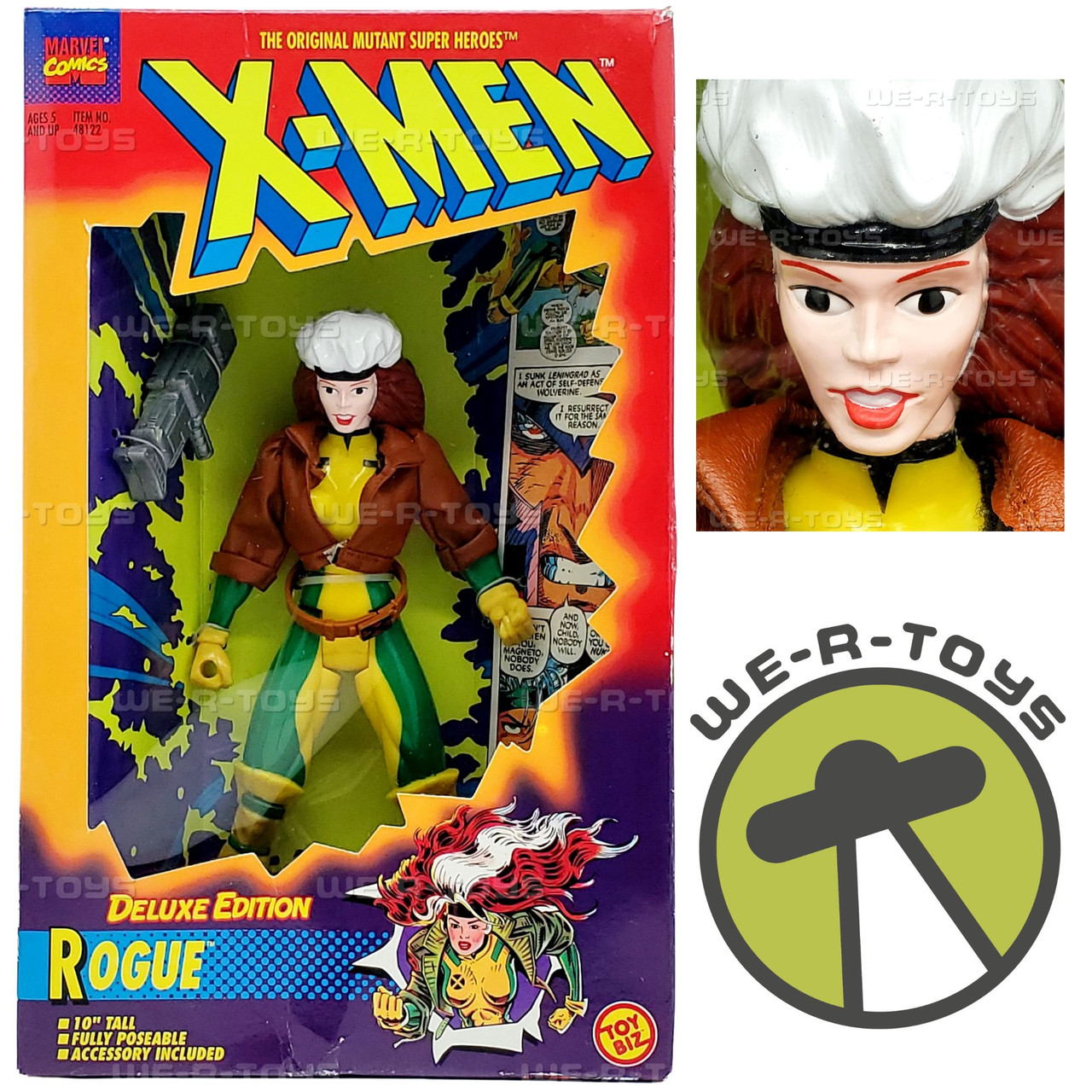 Marvel X-Men Rogue Figure Deluxe Edition 1996 Toy Biz 48122 - We-R