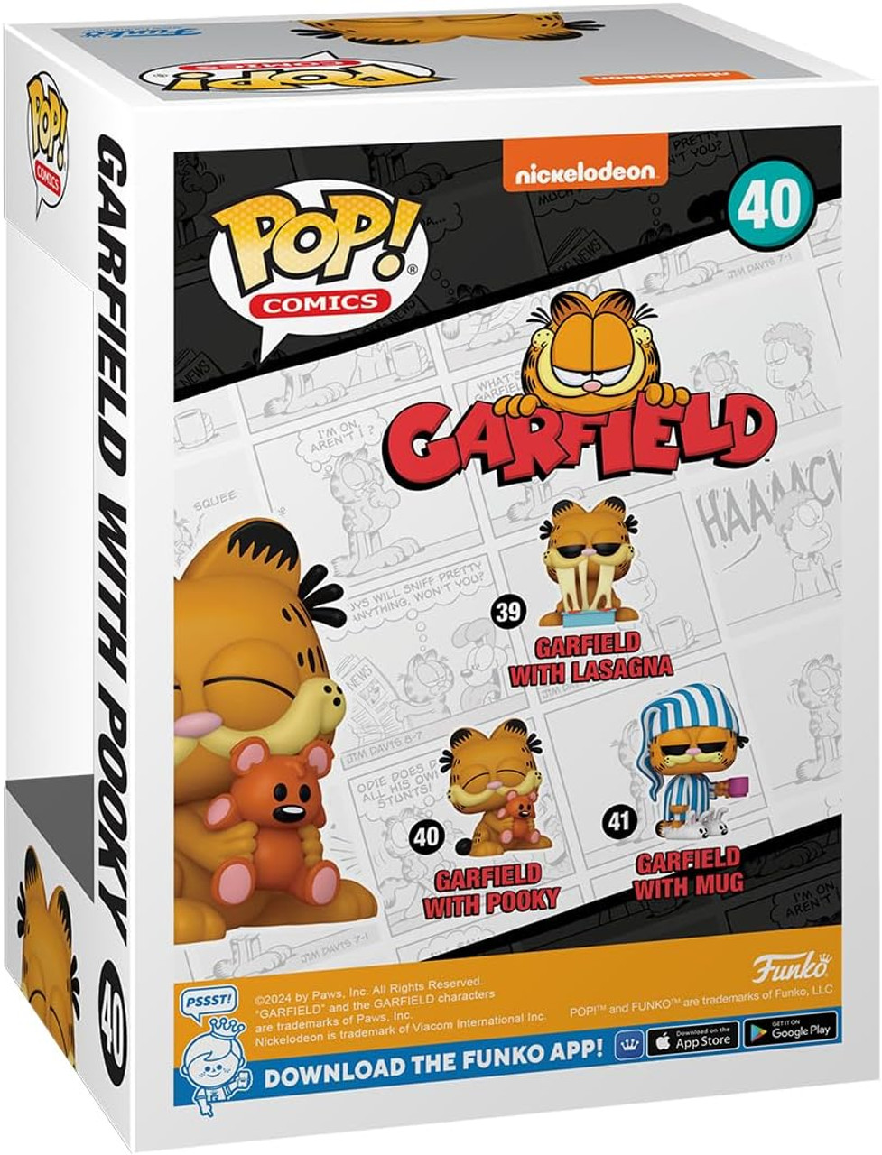 Funko Pop Comics 40 Garfield with Pooky Vinyl Figure 2024