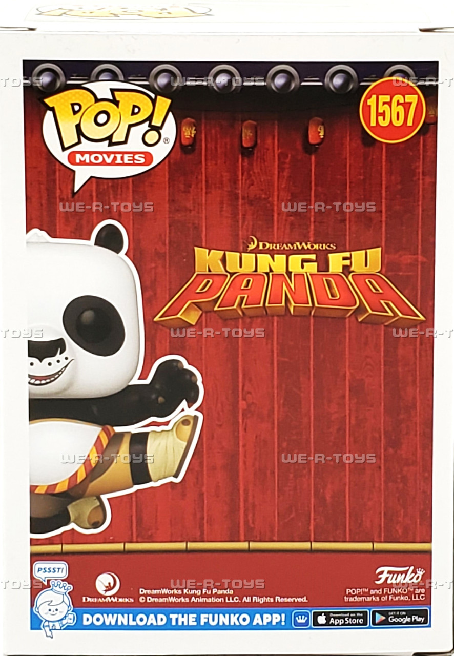 Funko Pop 1567 Fung Fu Panda Po Chase Specialty Series Exclusive