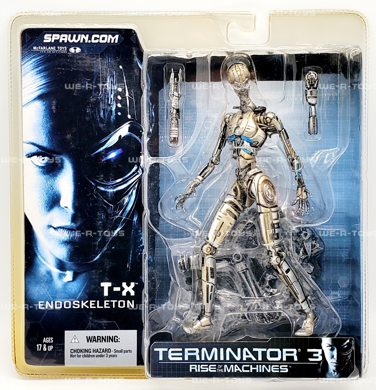 Terminator 3 T-X Endoskeleton Figure 2003 McFarlane Toys 18211