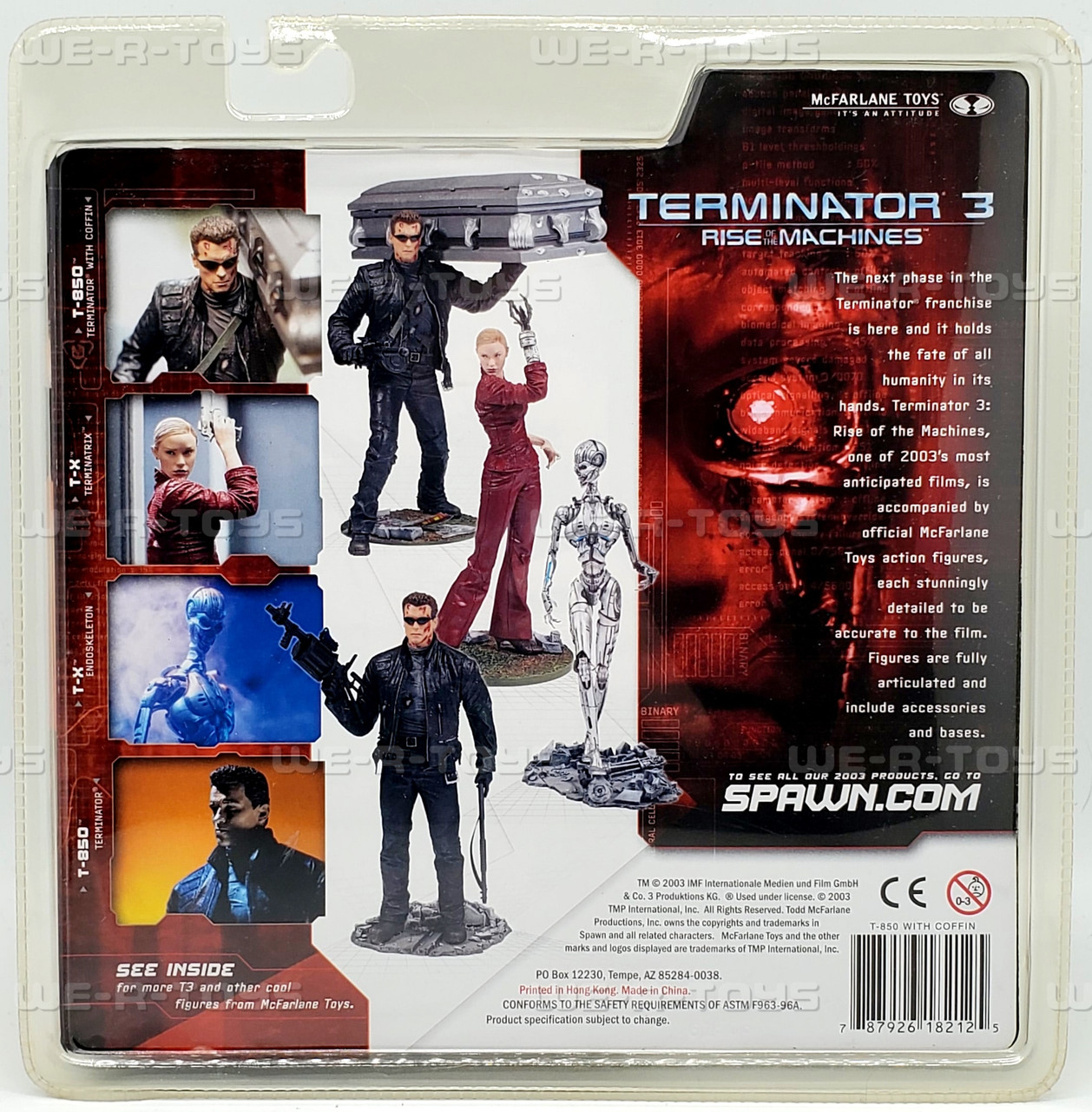 Terminator 3 Rise of The Machines T-850 Terminator with Coffin