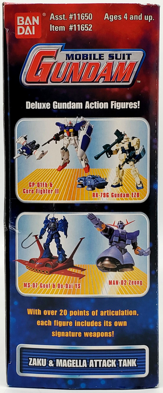MOBILE SUIT GUNDAM ザク&マゼラアタックタンクDXエディション Mobile Suit Gundam Zaku with Magella Attack Tank Deluxe