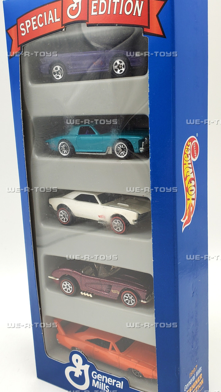 Hot Wheels General Mills 1997 Designer Collection Vehicle Set of 5