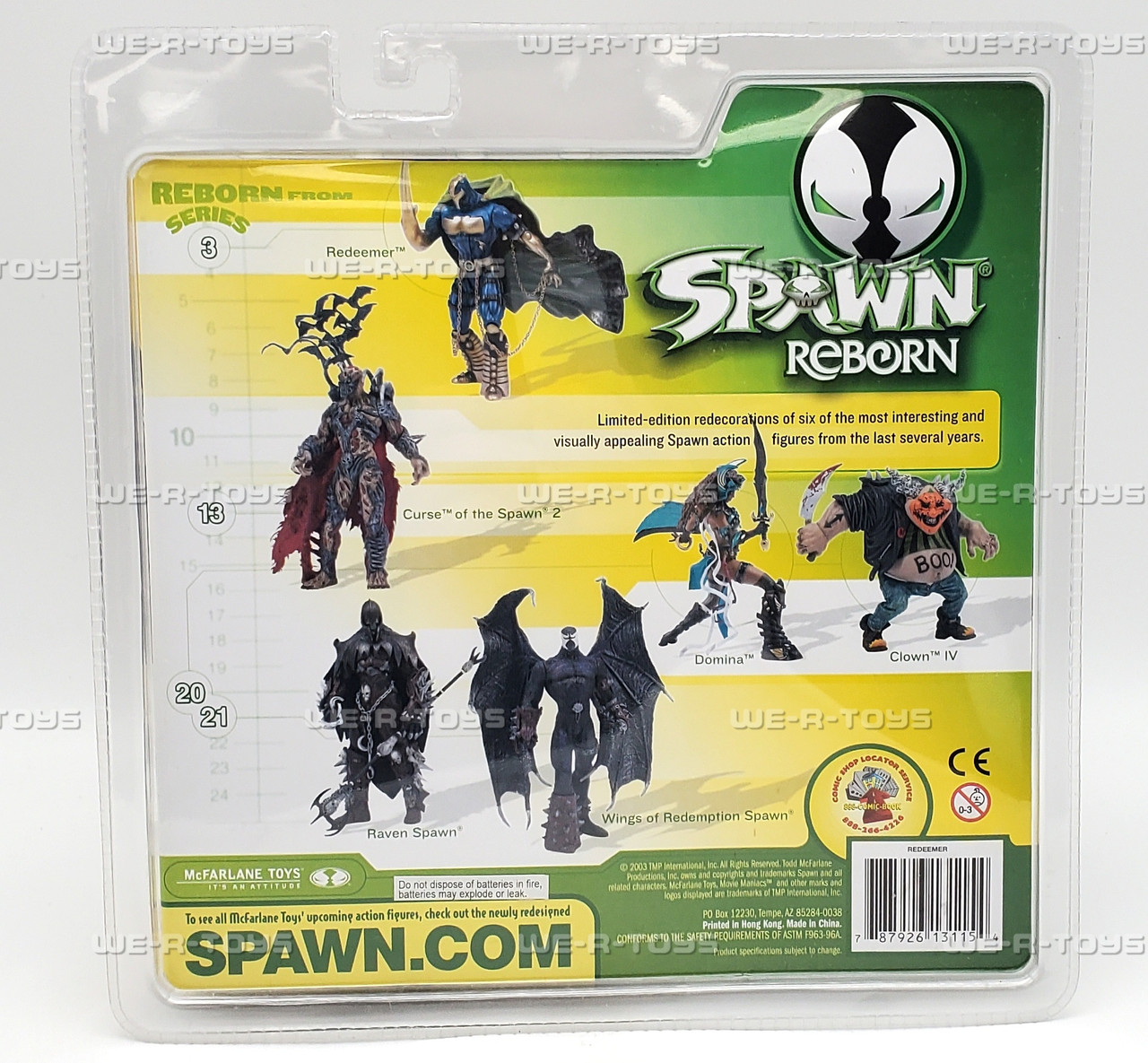 Spawn Reborn Redeemer Series 3 Action Figure 2003 McFarlane
