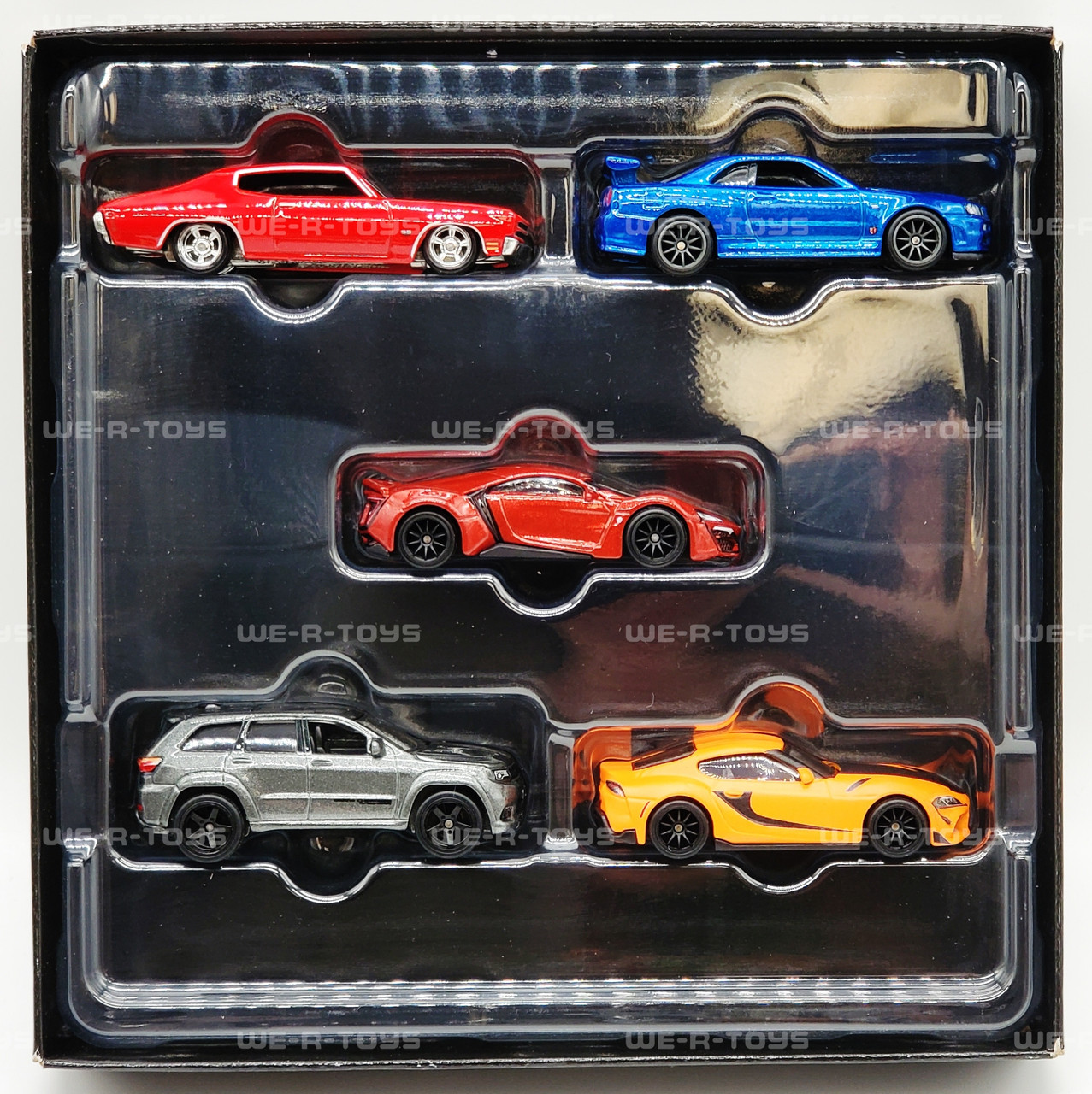 Hot Wheels Premium Fast & Furious 5 Car Set 2022 Mattel No. HJC15