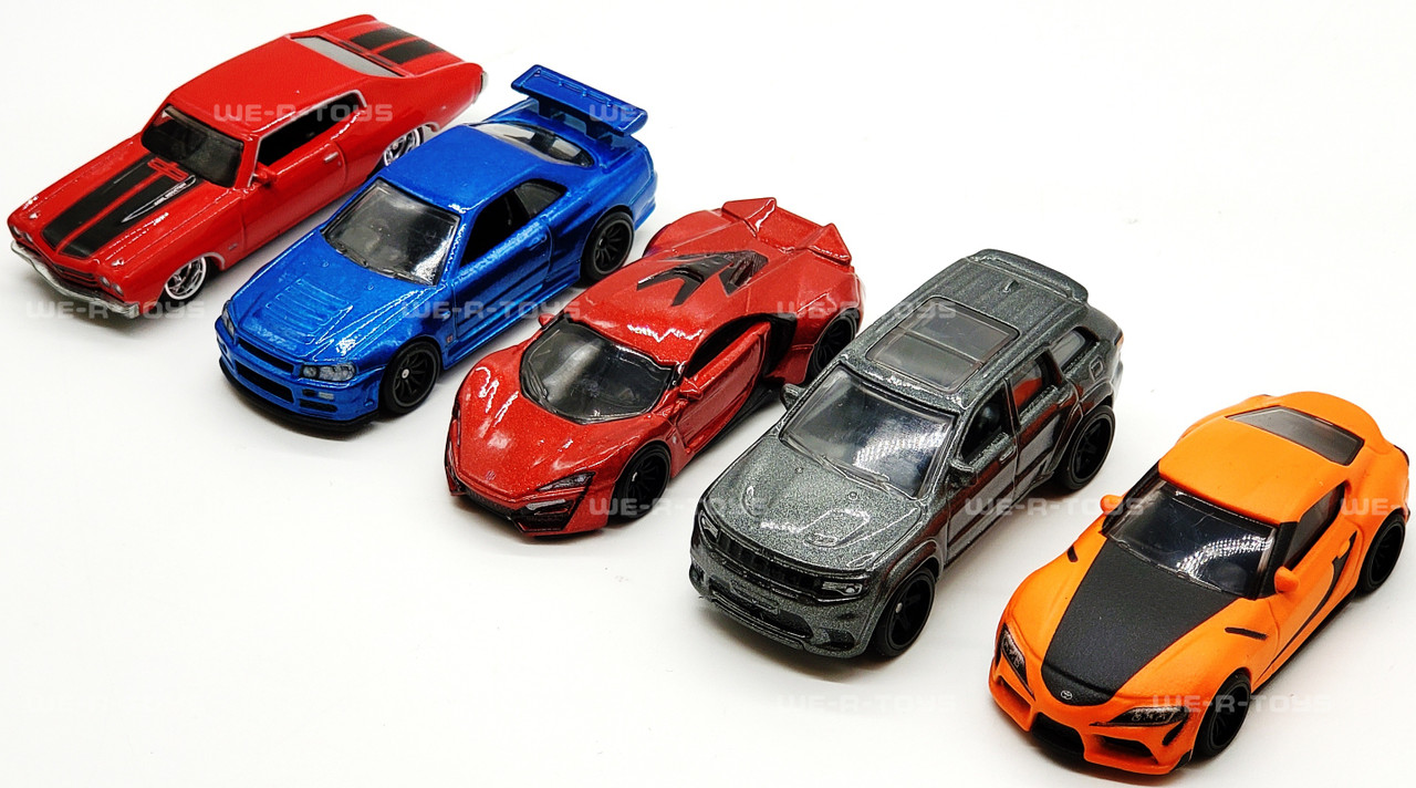 Hot Wheels Premium Fast & Furious 5 Car Set 2022 Mattel No. HJC15