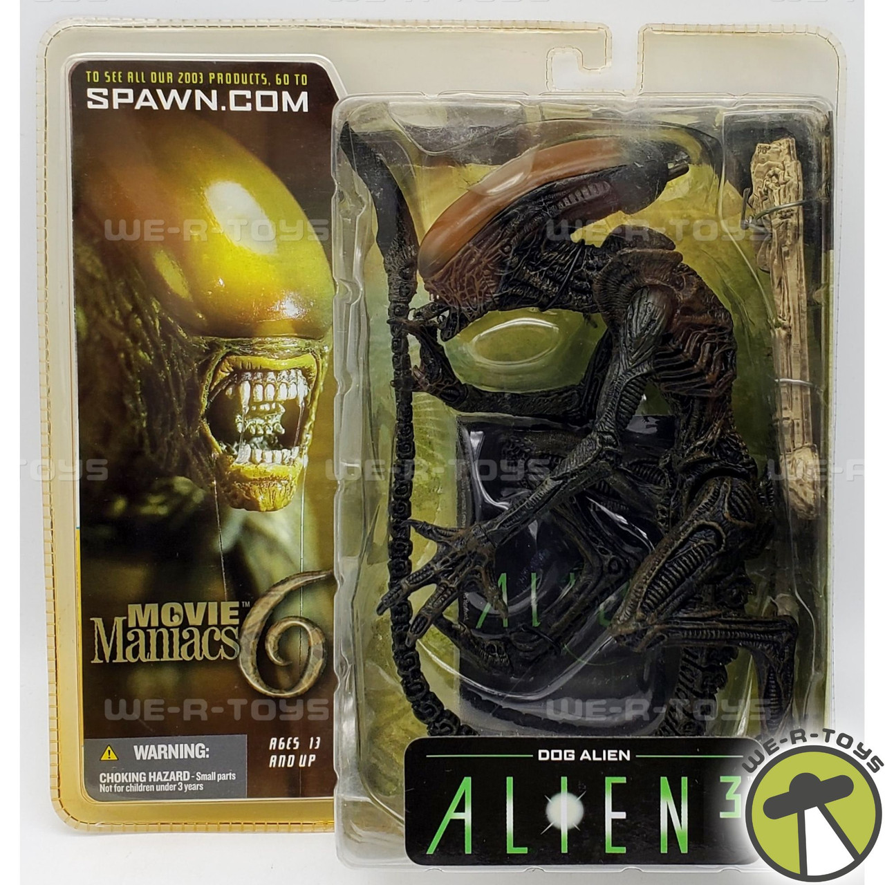 Movie Maniacs 6 Alien 3 Dog Alien Figure 2003 McFarlane Toys 17711
