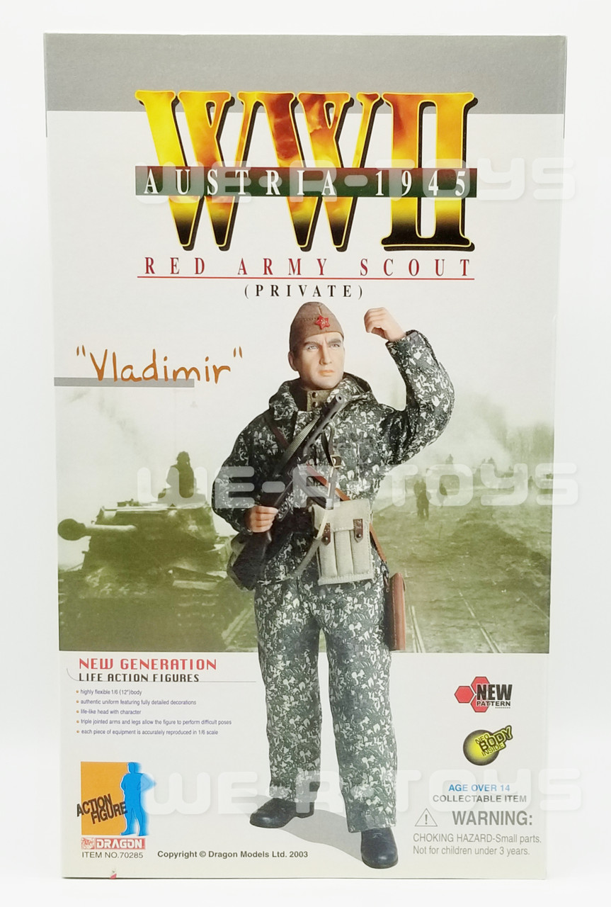 Vladimir Private Red Army Scout Austria 1945 WWII 12 inch Action